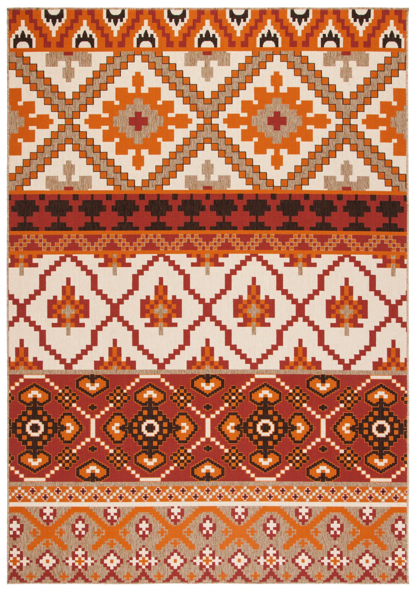 Veranda Tribal Banded Outdoor Rug