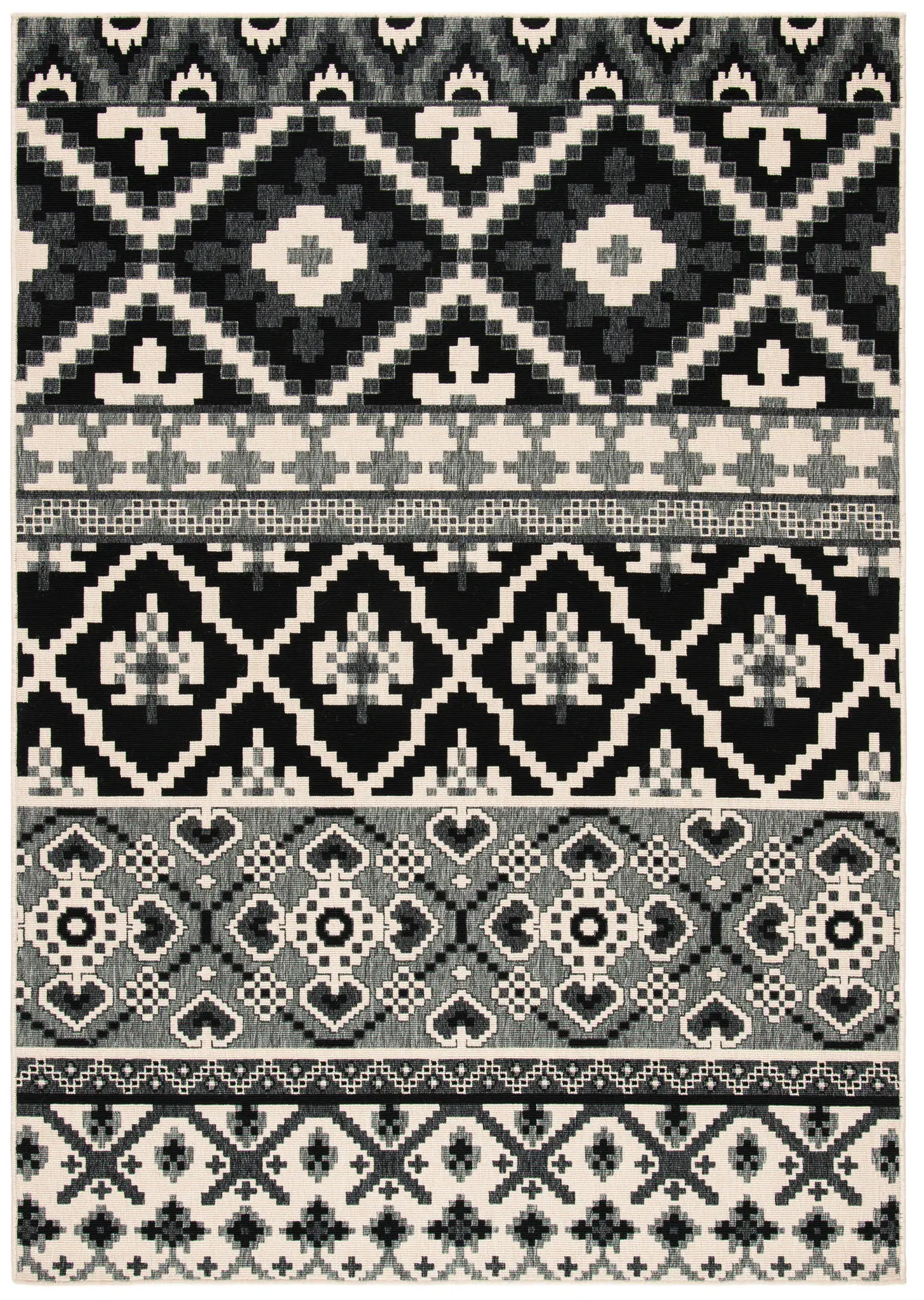 Veranda Tribal Banded Outdoor Rug