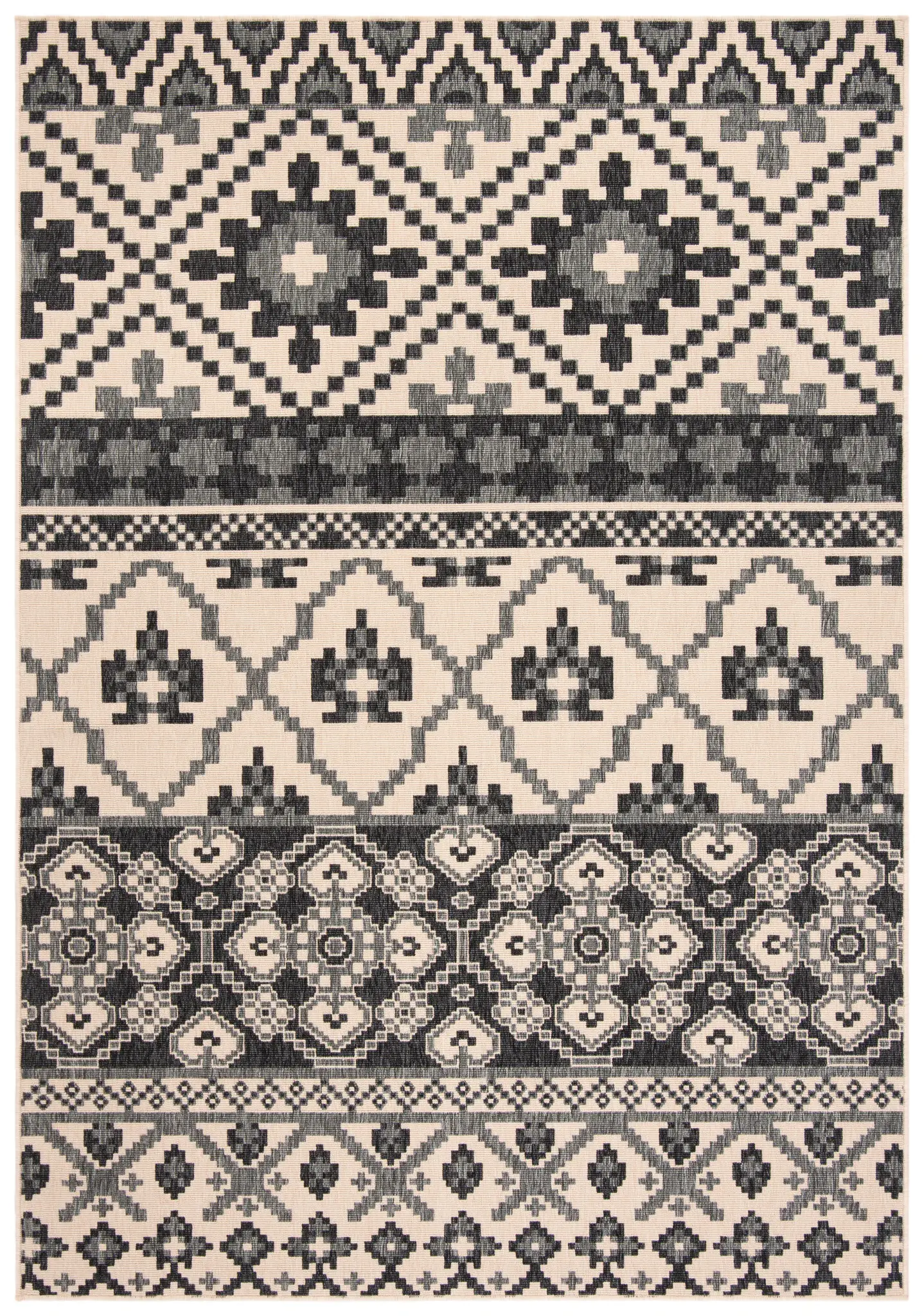 Veranda Tribal Banded Outdoor Rug