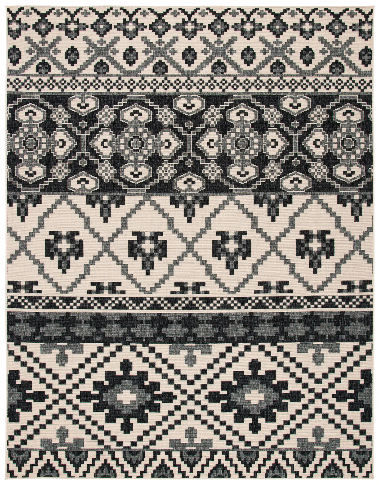 Veranda Tribal Banded Outdoor Rug