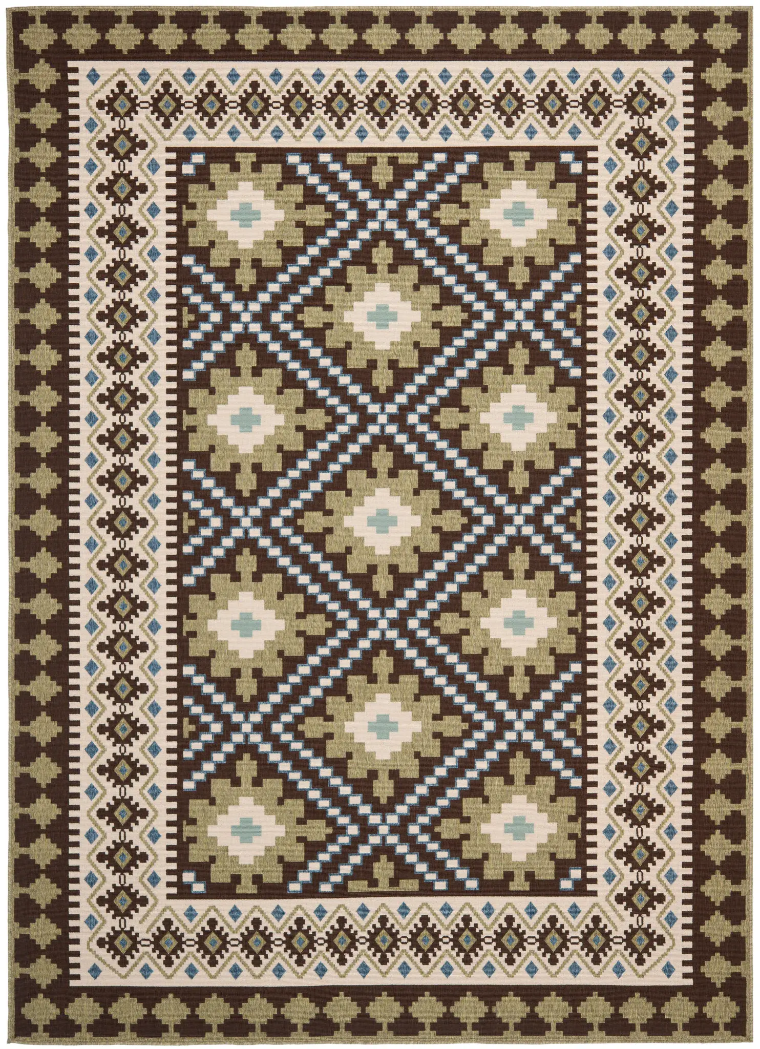 Veranda Southwestern Diamond Outdoor Rug