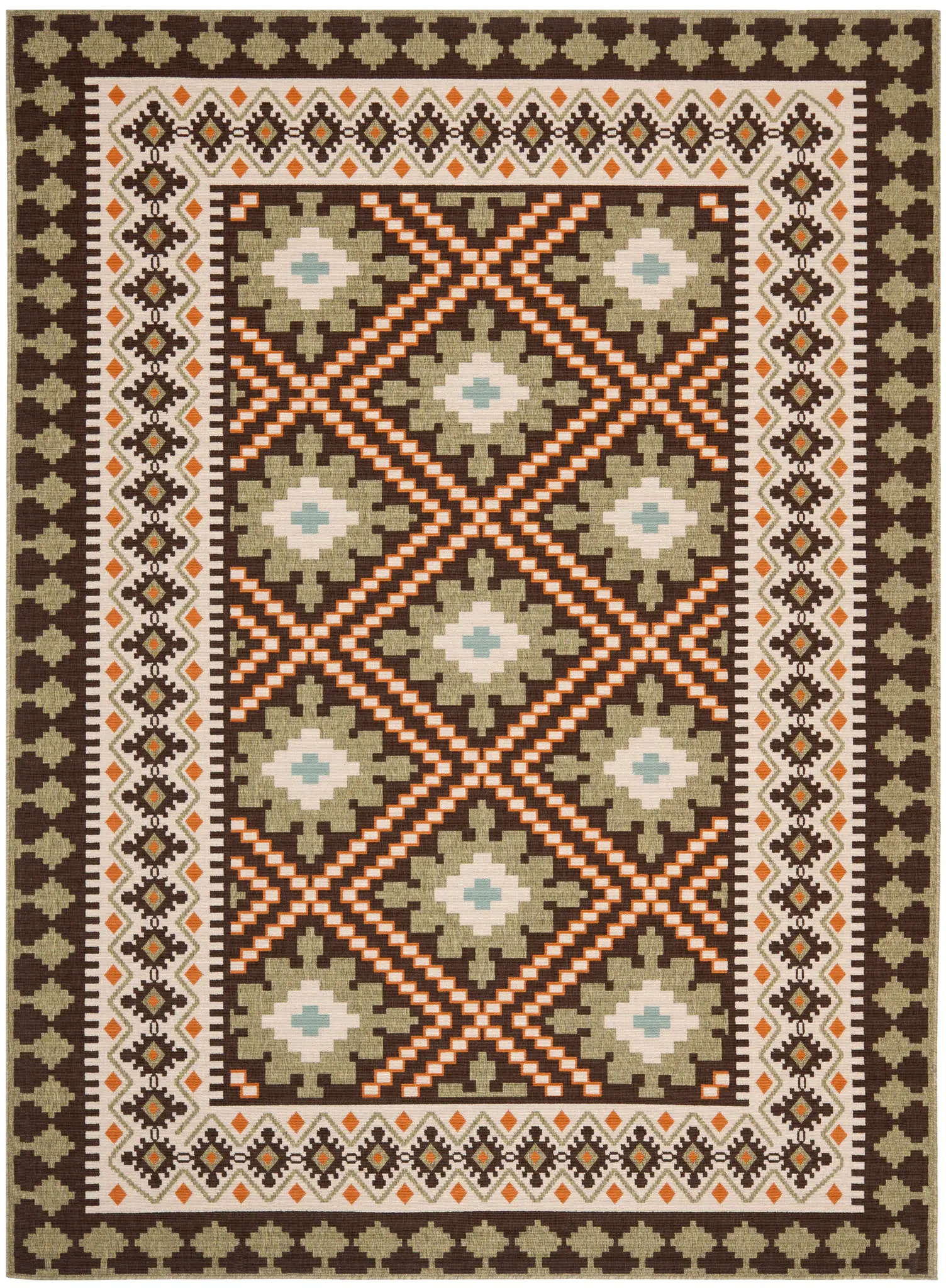 Veranda Southwestern Diamond Outdoor Rug