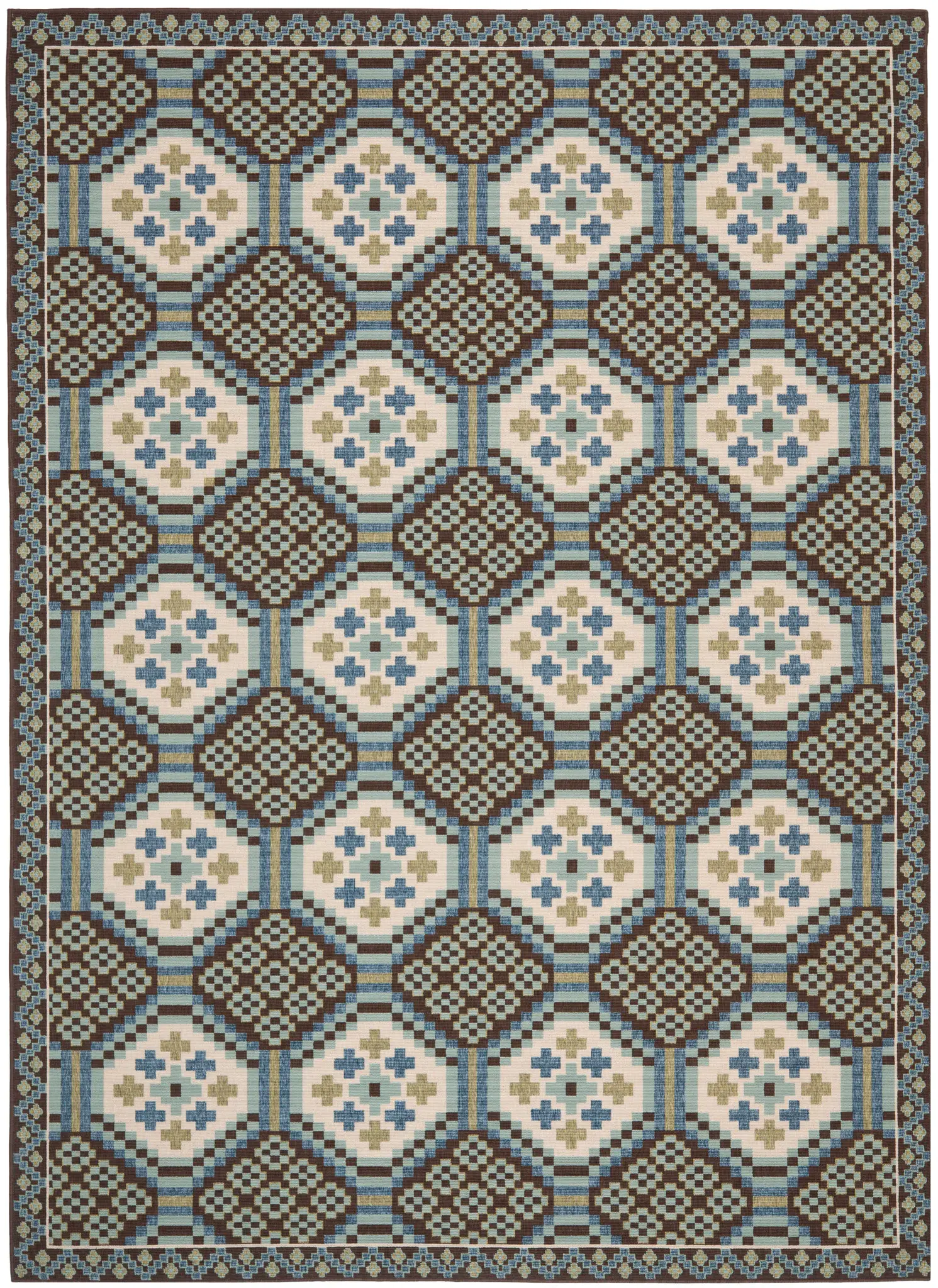 Veranda Tribal Geometric Outdoor Rug