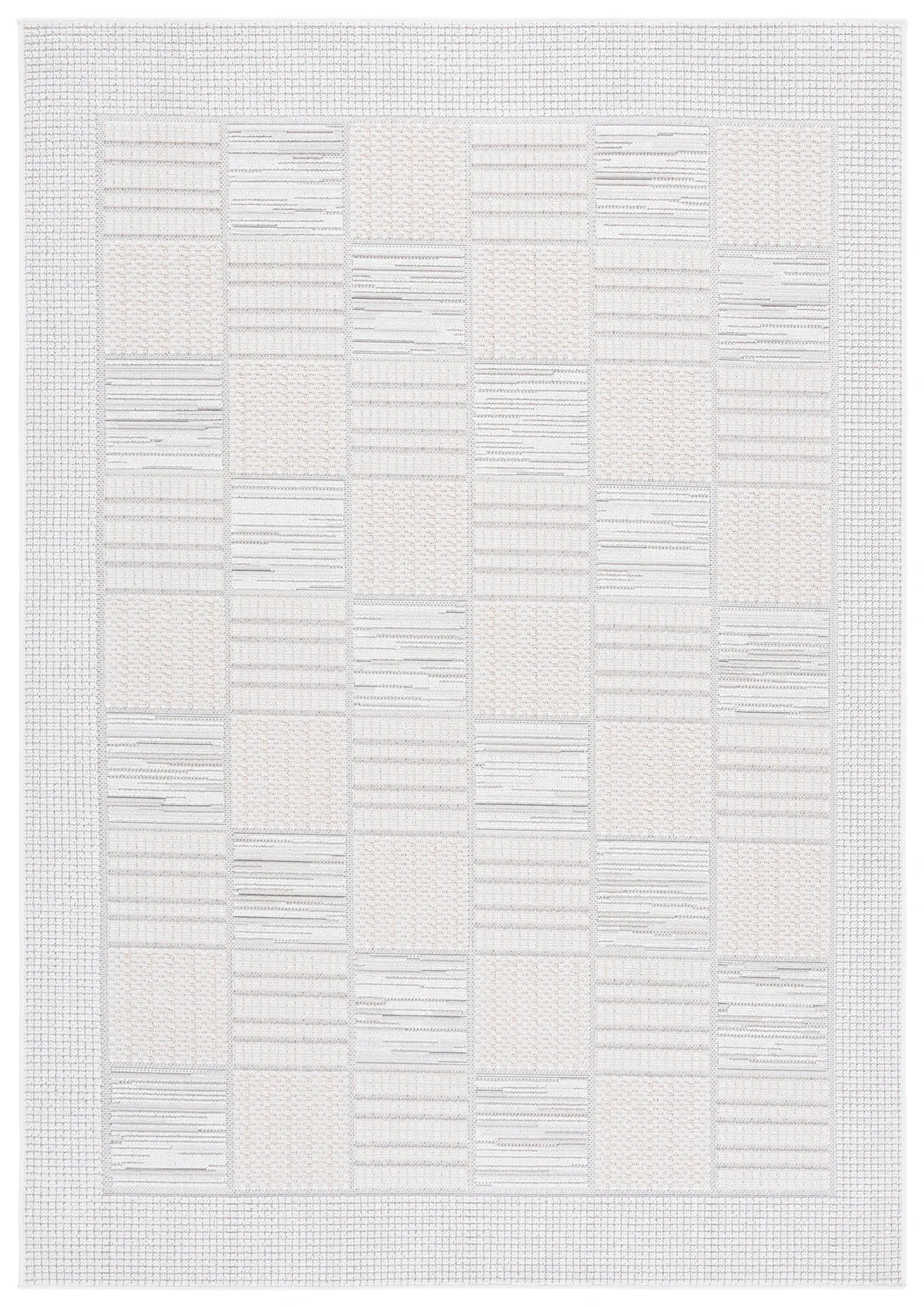 Veranda Checkered Grid Rug