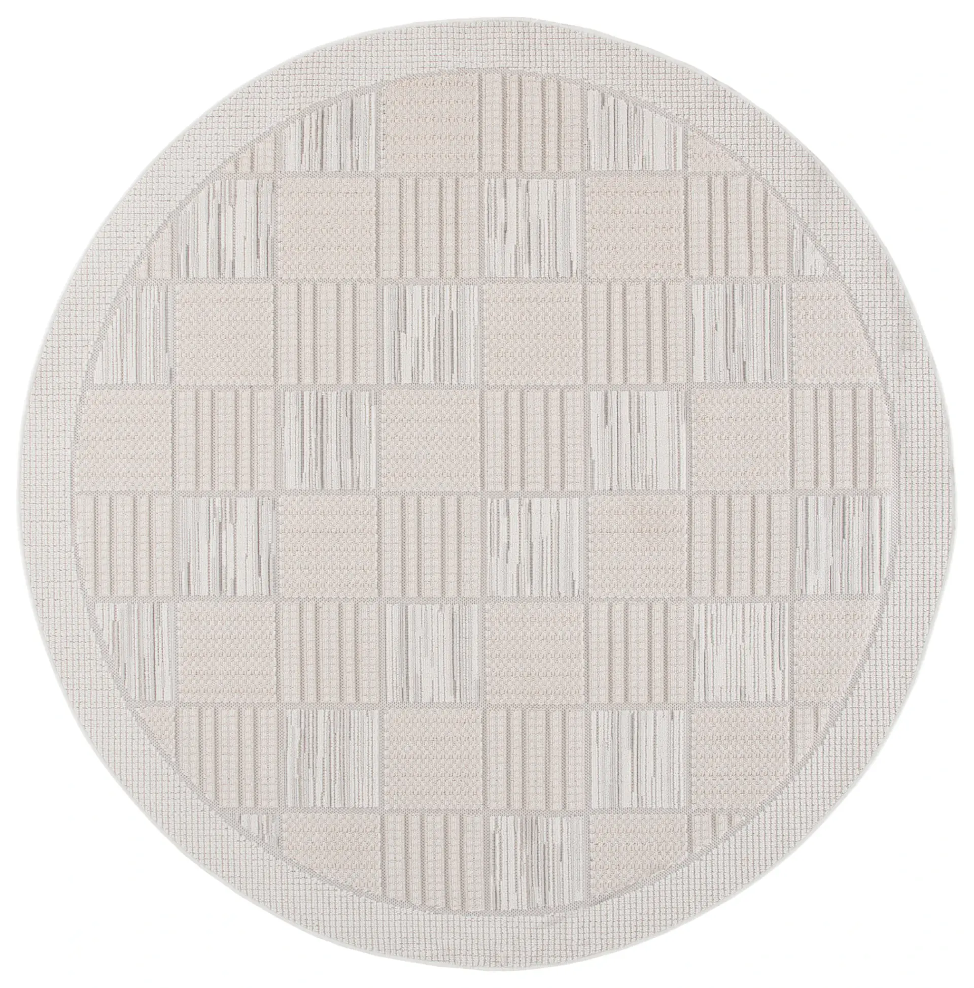 Veranda Checkered Grid Rug