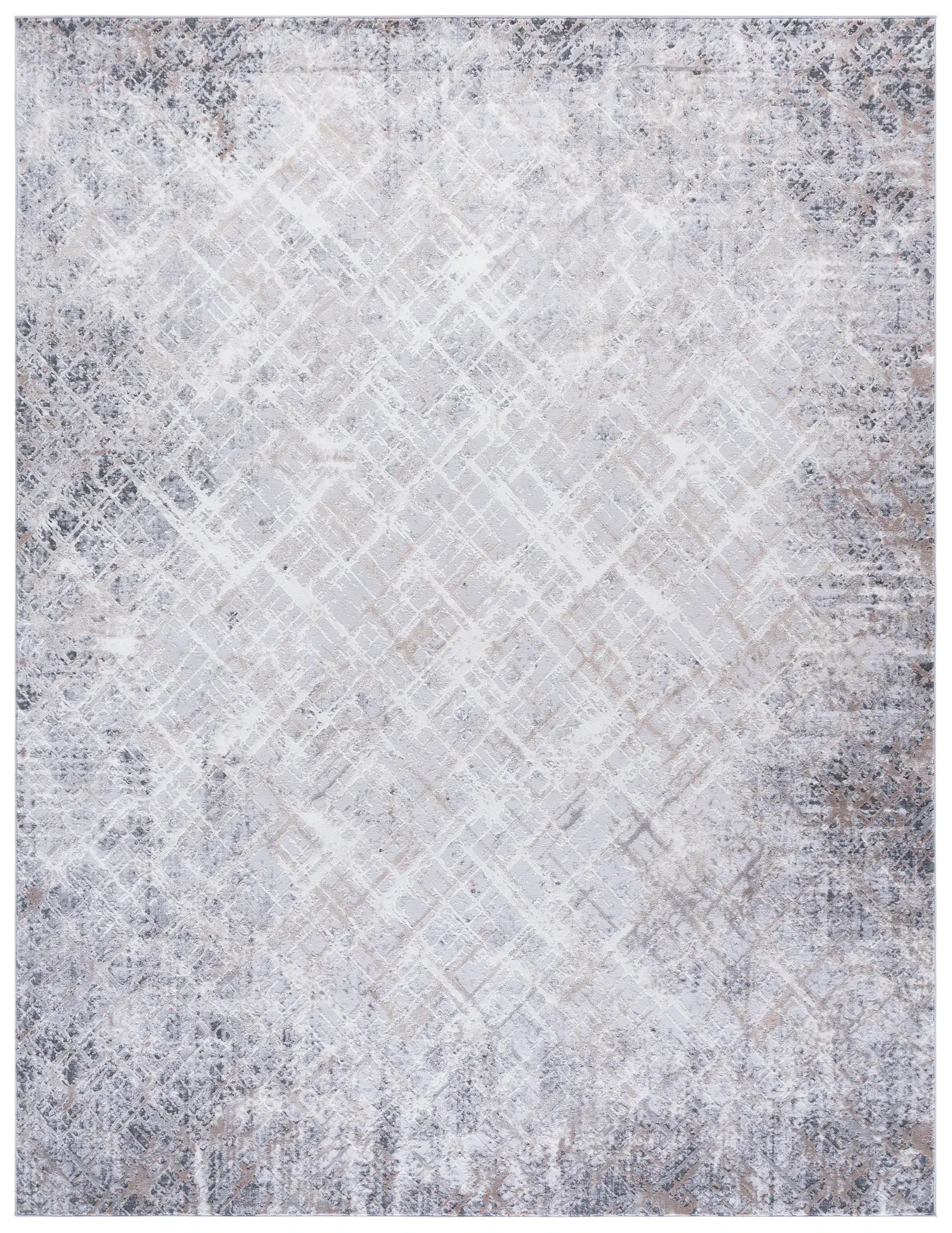 Vogue Distressed Crosshatch Rug