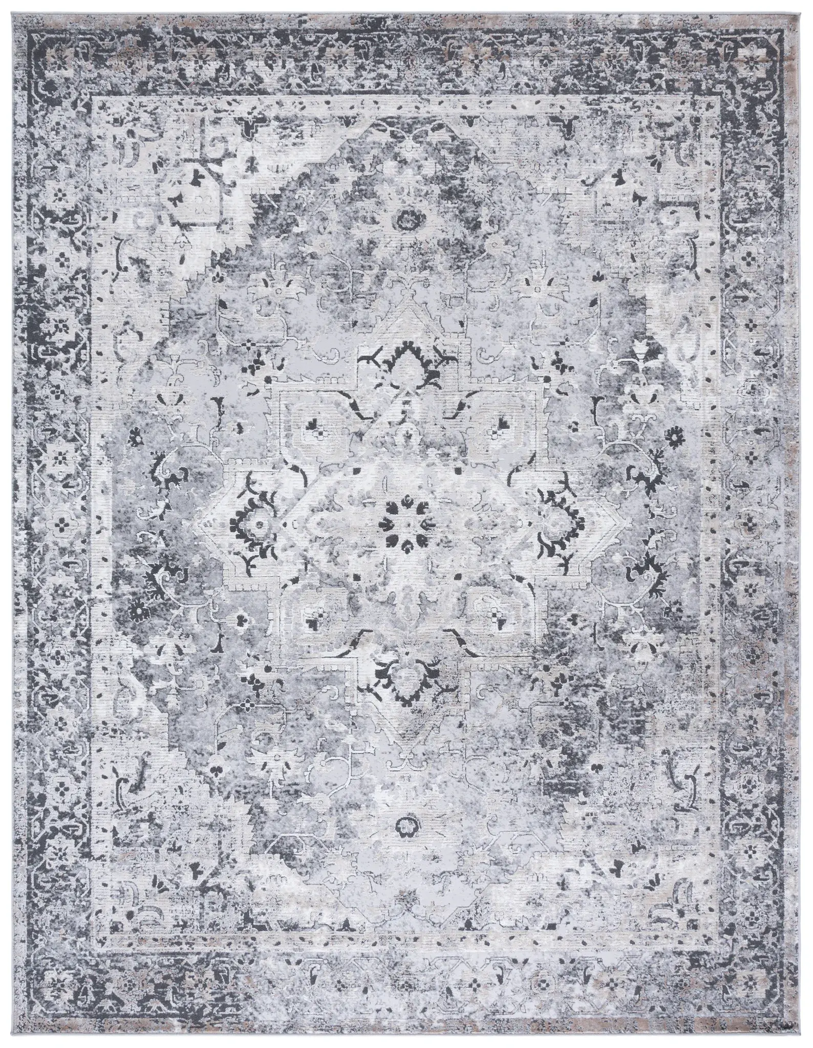 Vogue Distressed Medallion Rug