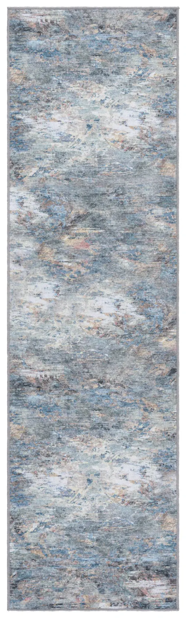 Vintage Heriz Abstract Washable Rug