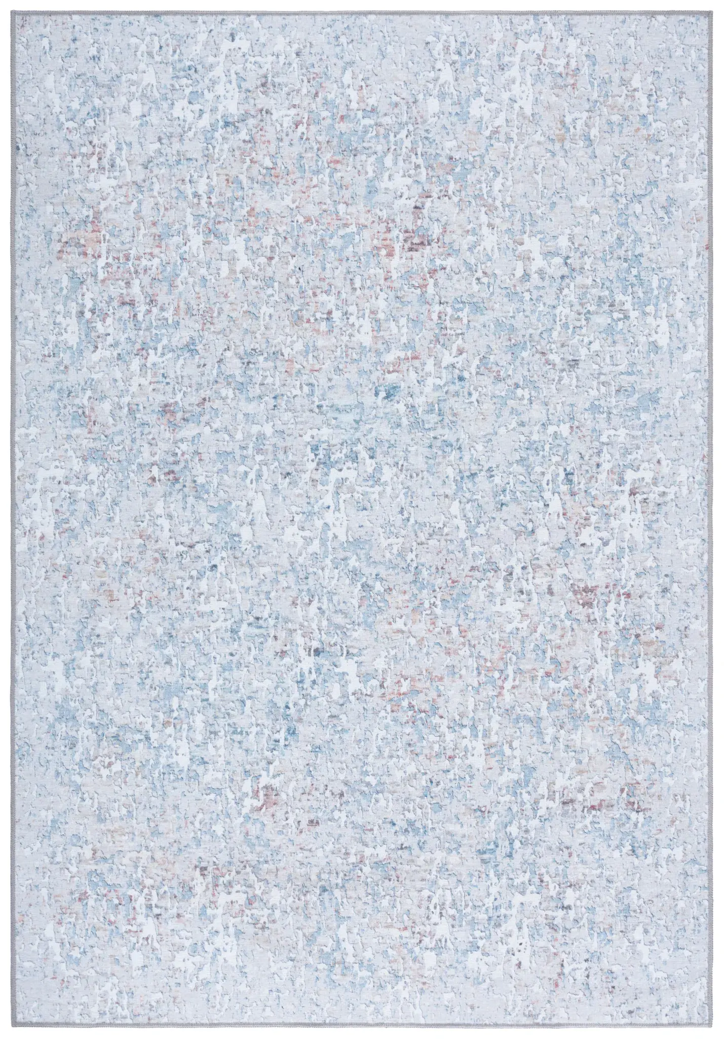 Vintage Heriz Mottled Abstract Washable Rug