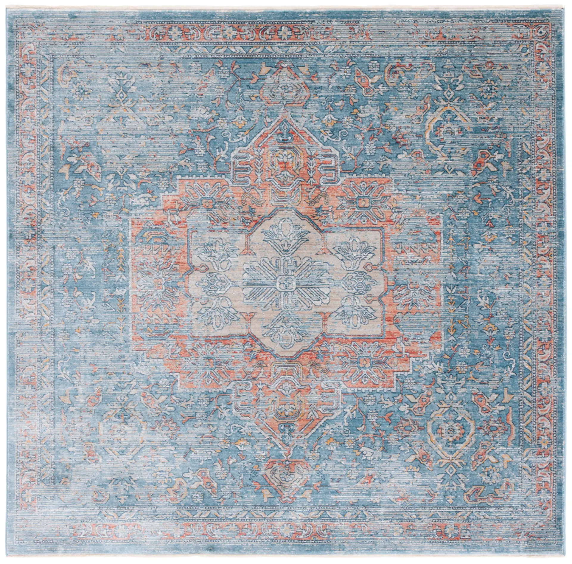 Victoria Medallion Bordered Rug