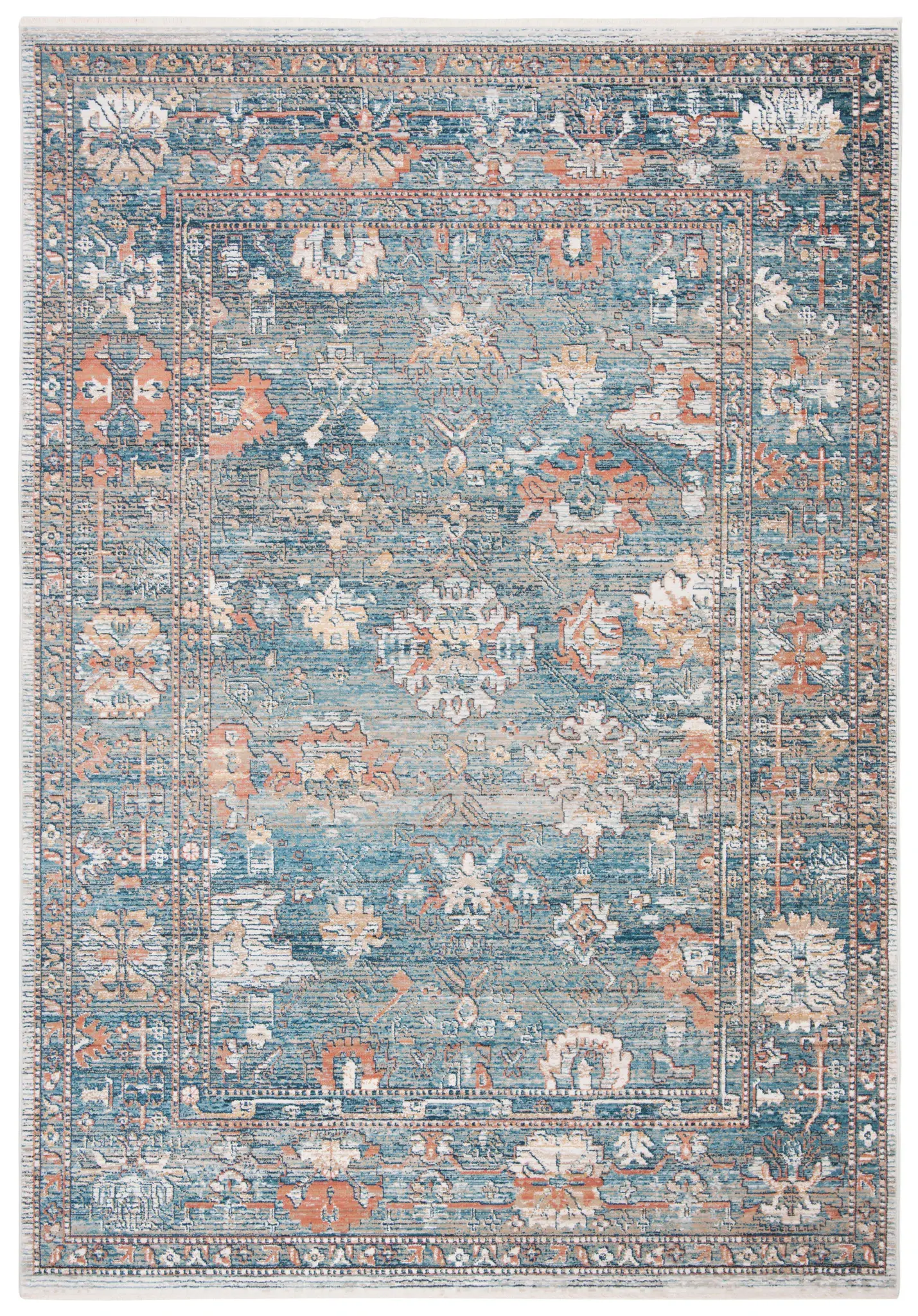 Victoria Distressed Floral Rug