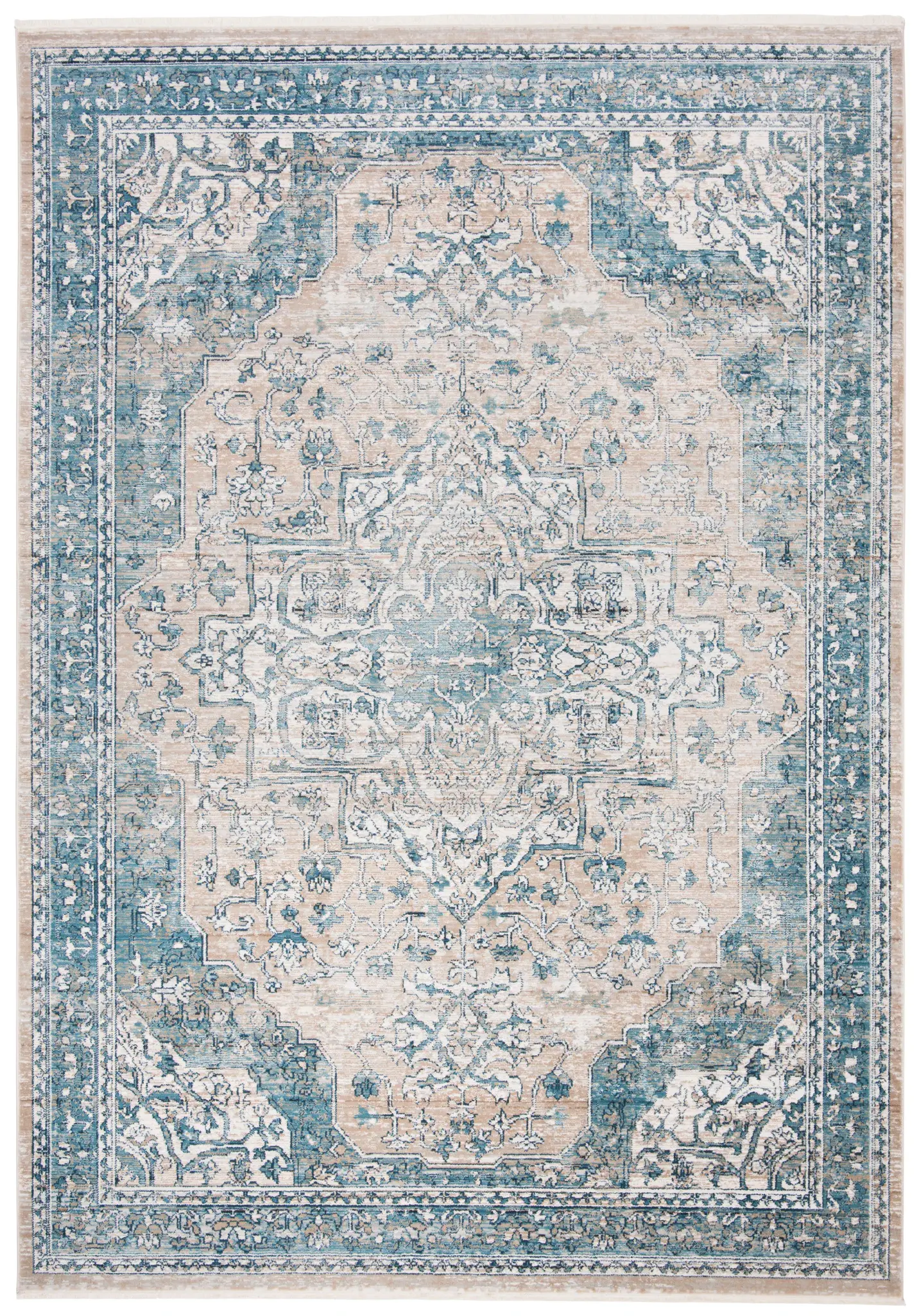 Victoria Medallion Border Rug