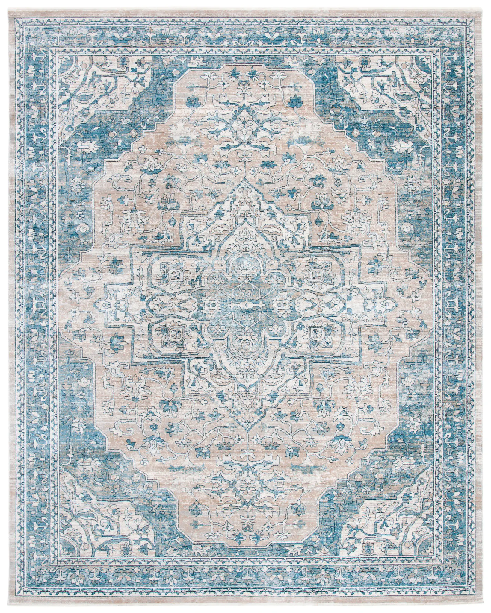 Victoria Medallion Border Rug