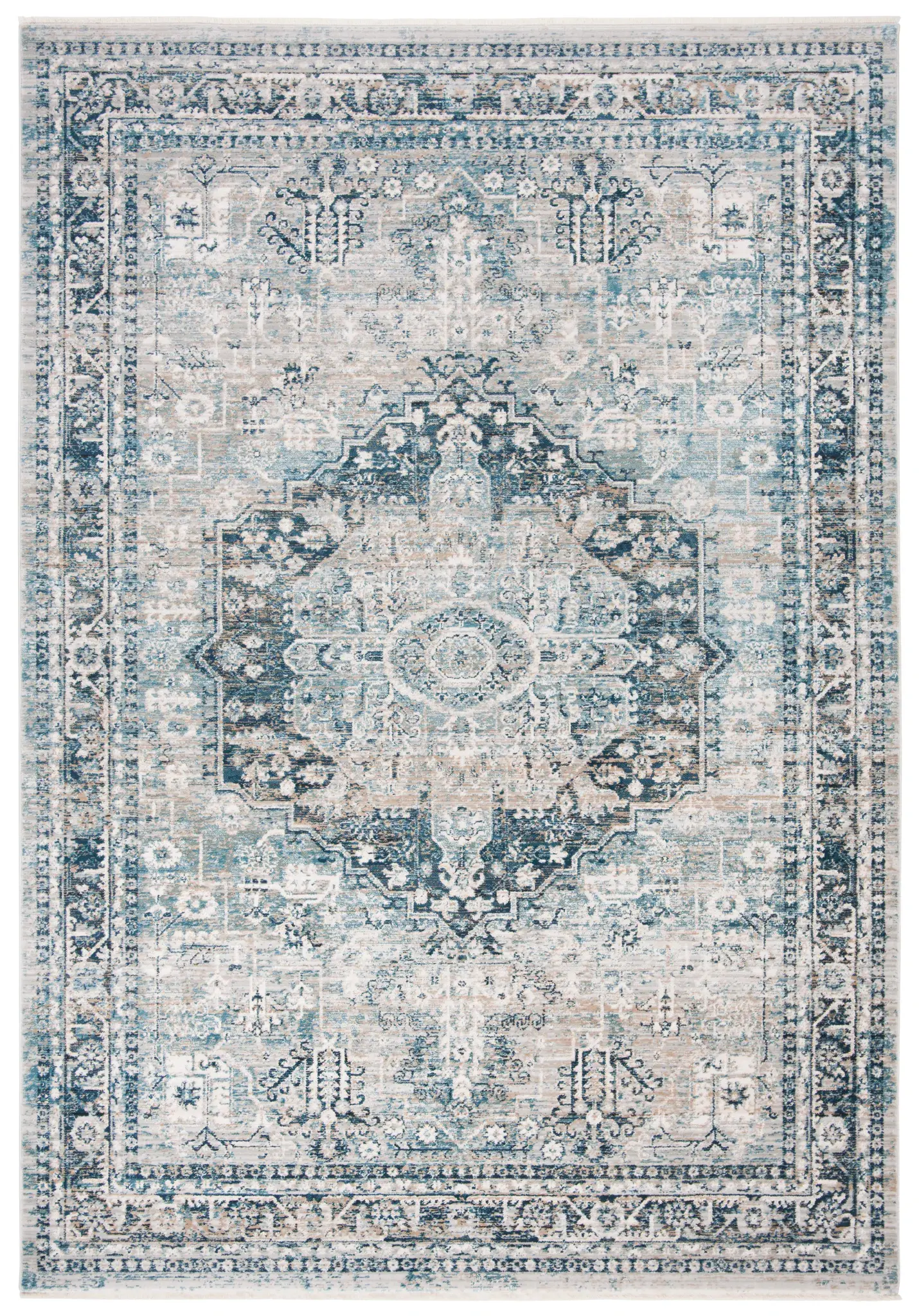 Victoria Distressed Medallion Rug