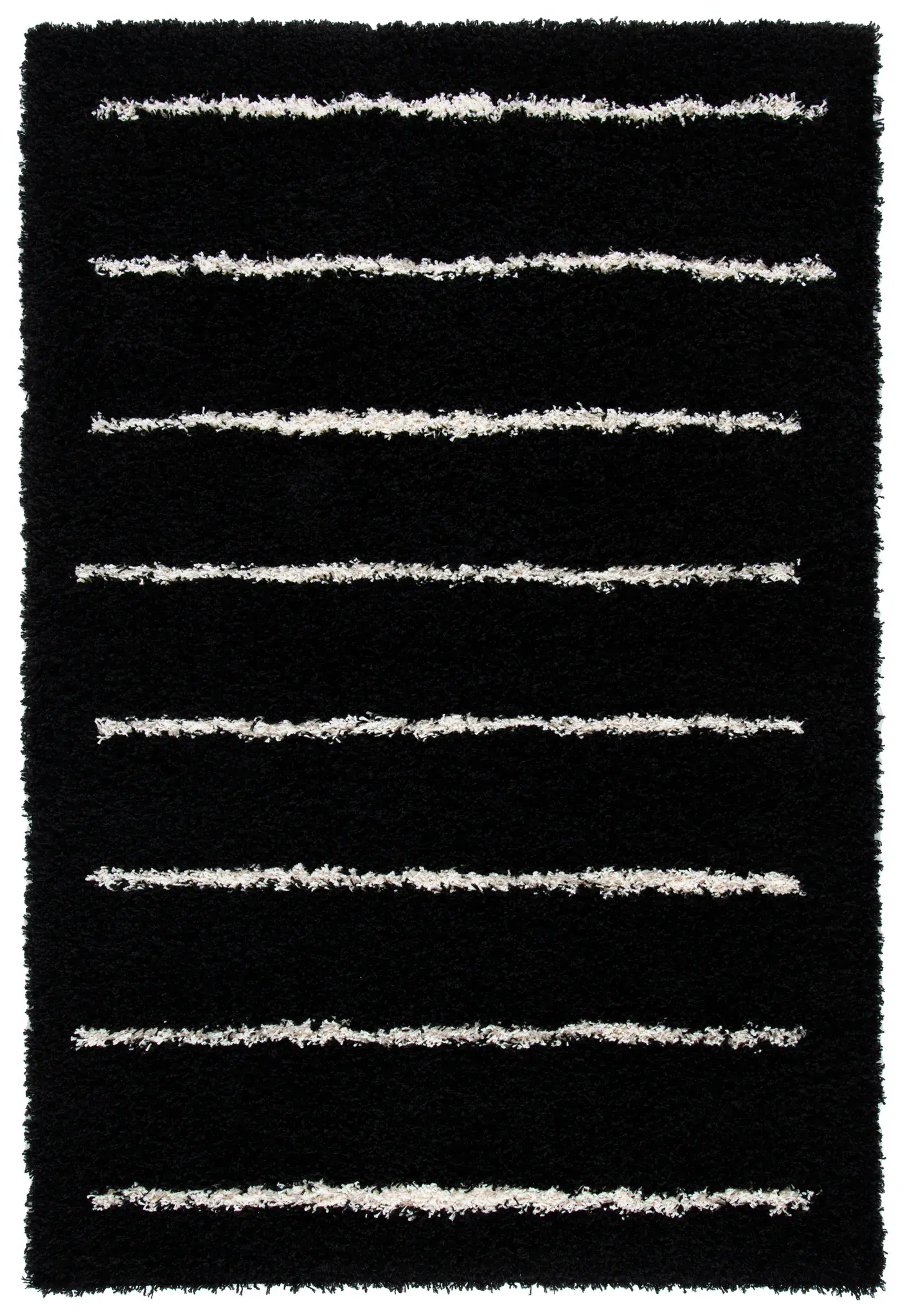 Venus Striped Shag Rug