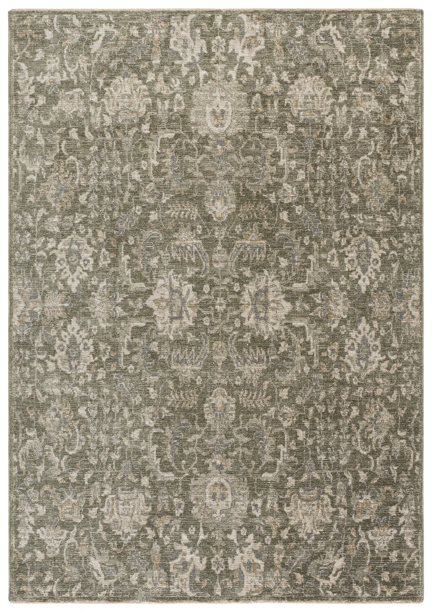 Vintage Overdye Heritage Floral Medallion Rug