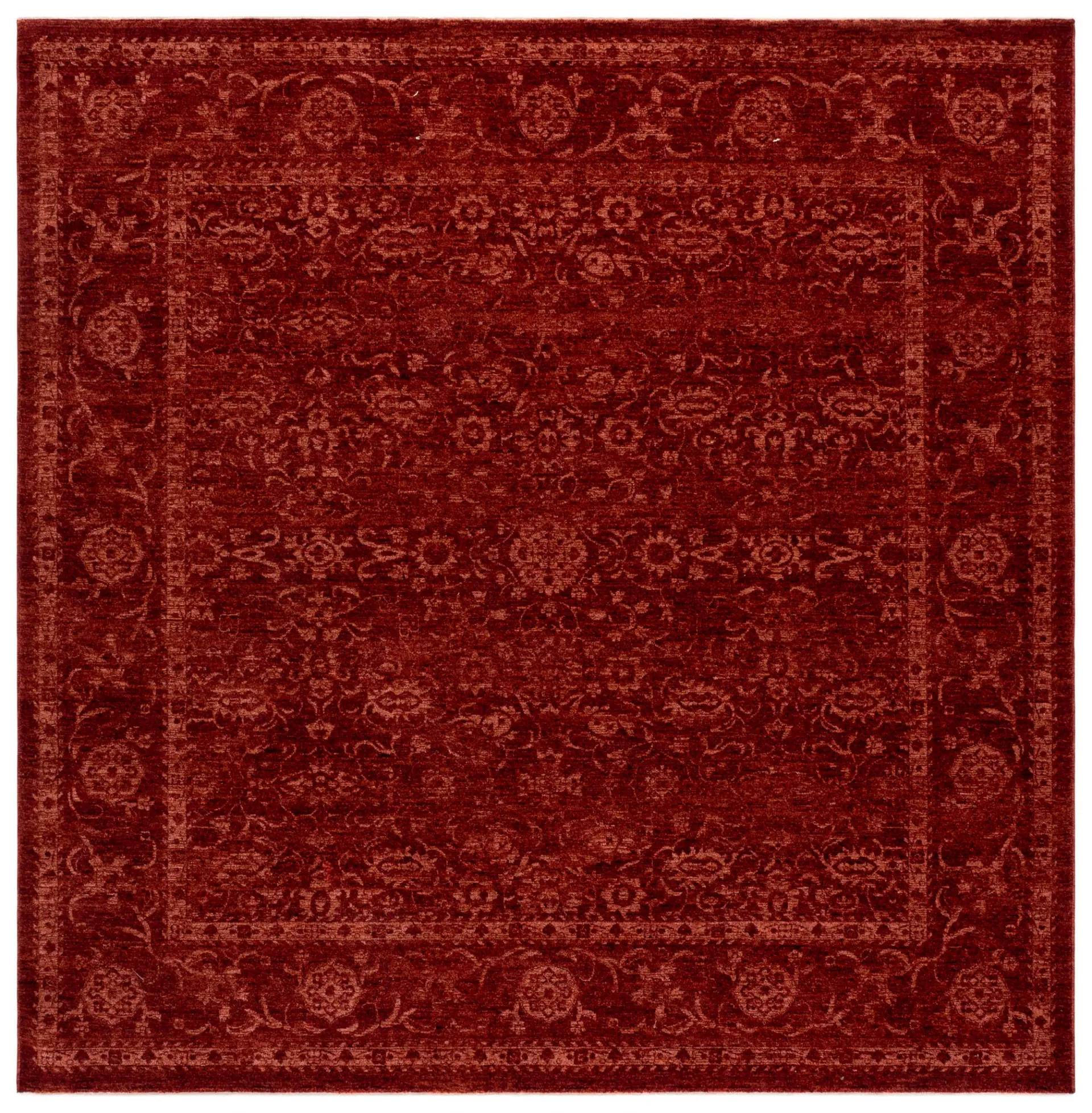 Vintage Overdye Allover Floral Rug