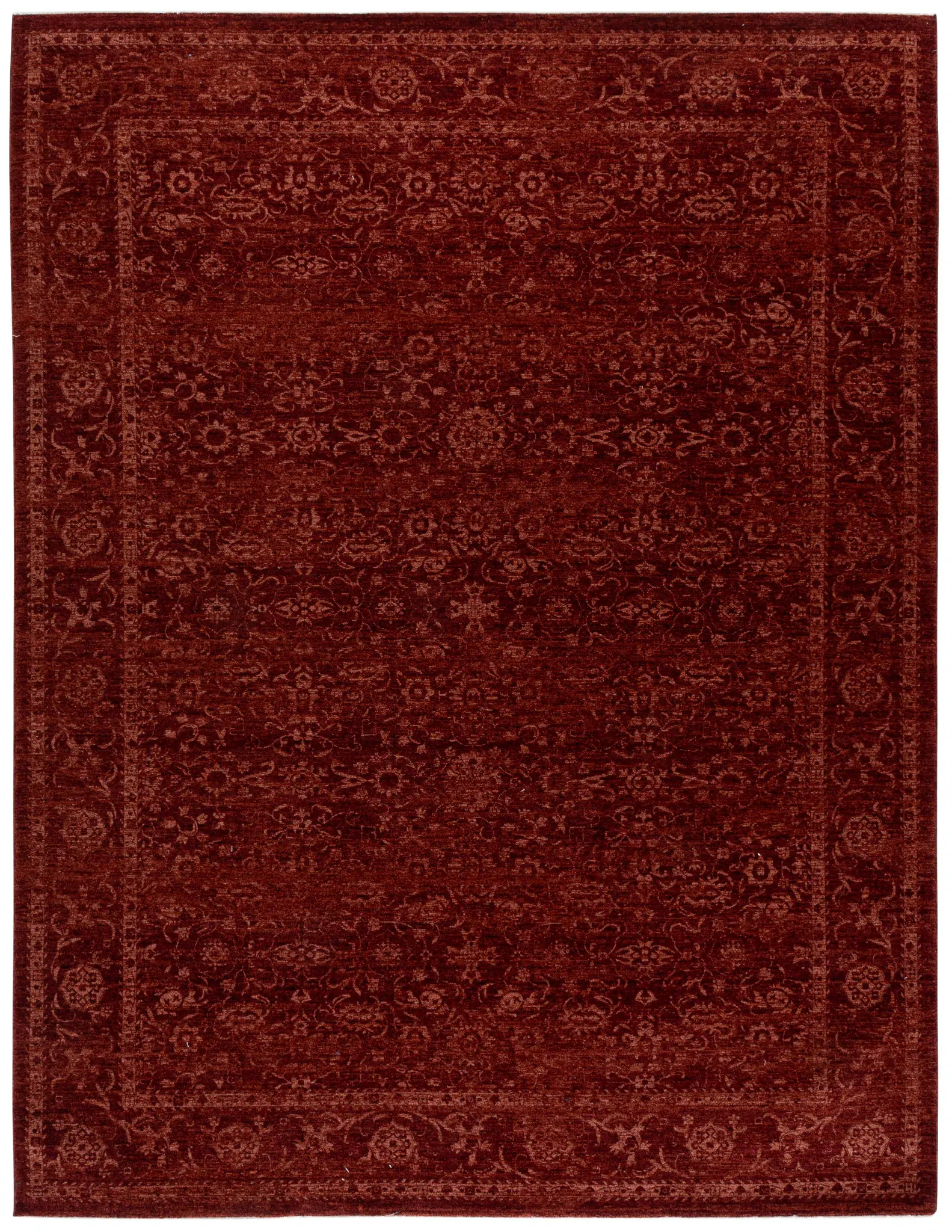 Vintage Overdye Allover Floral Rug