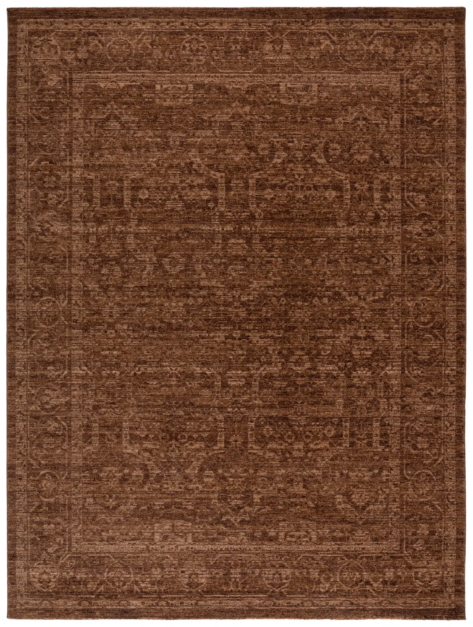 Vintage Overdye Bordered Rug