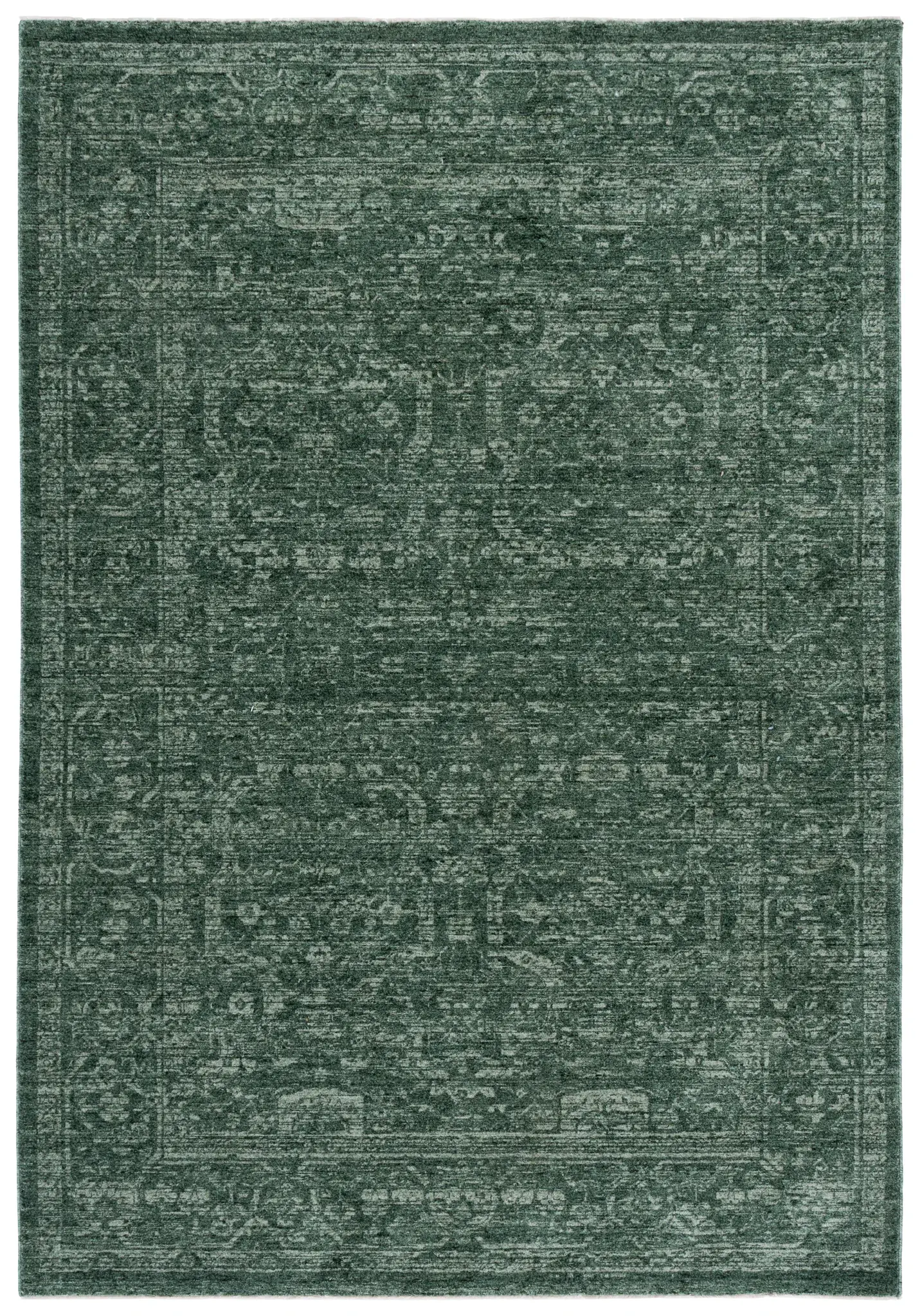 Vintage Overdye Bordered Rug