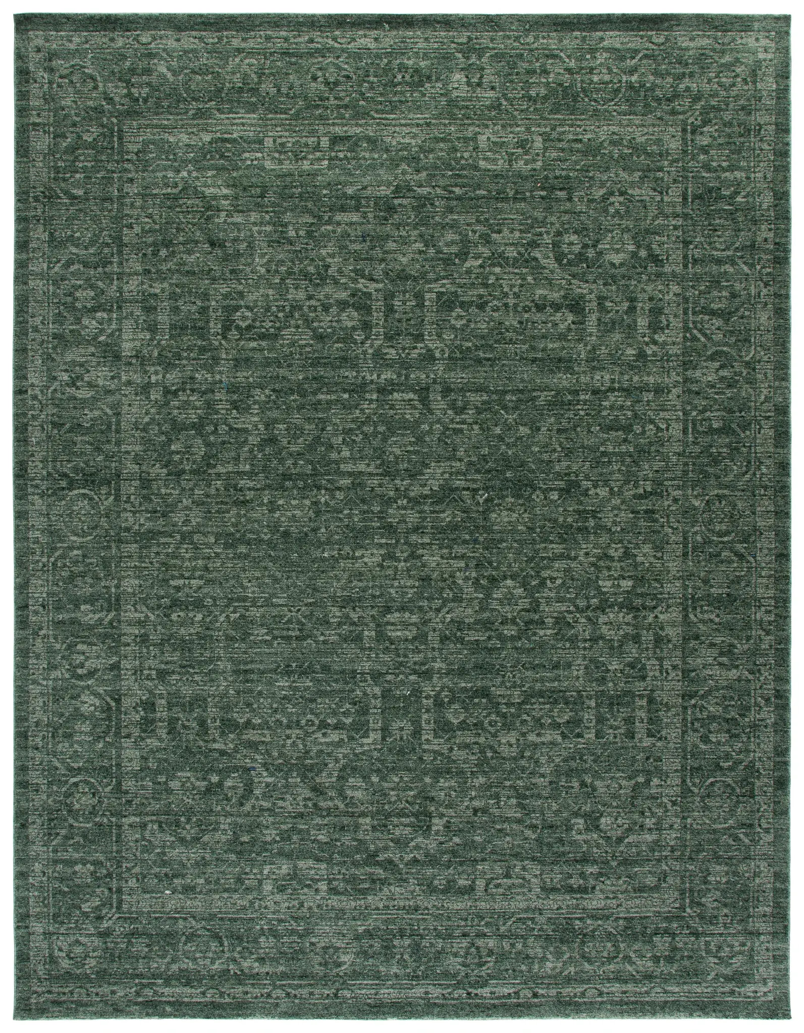 Vintage Overdye Bordered Rug