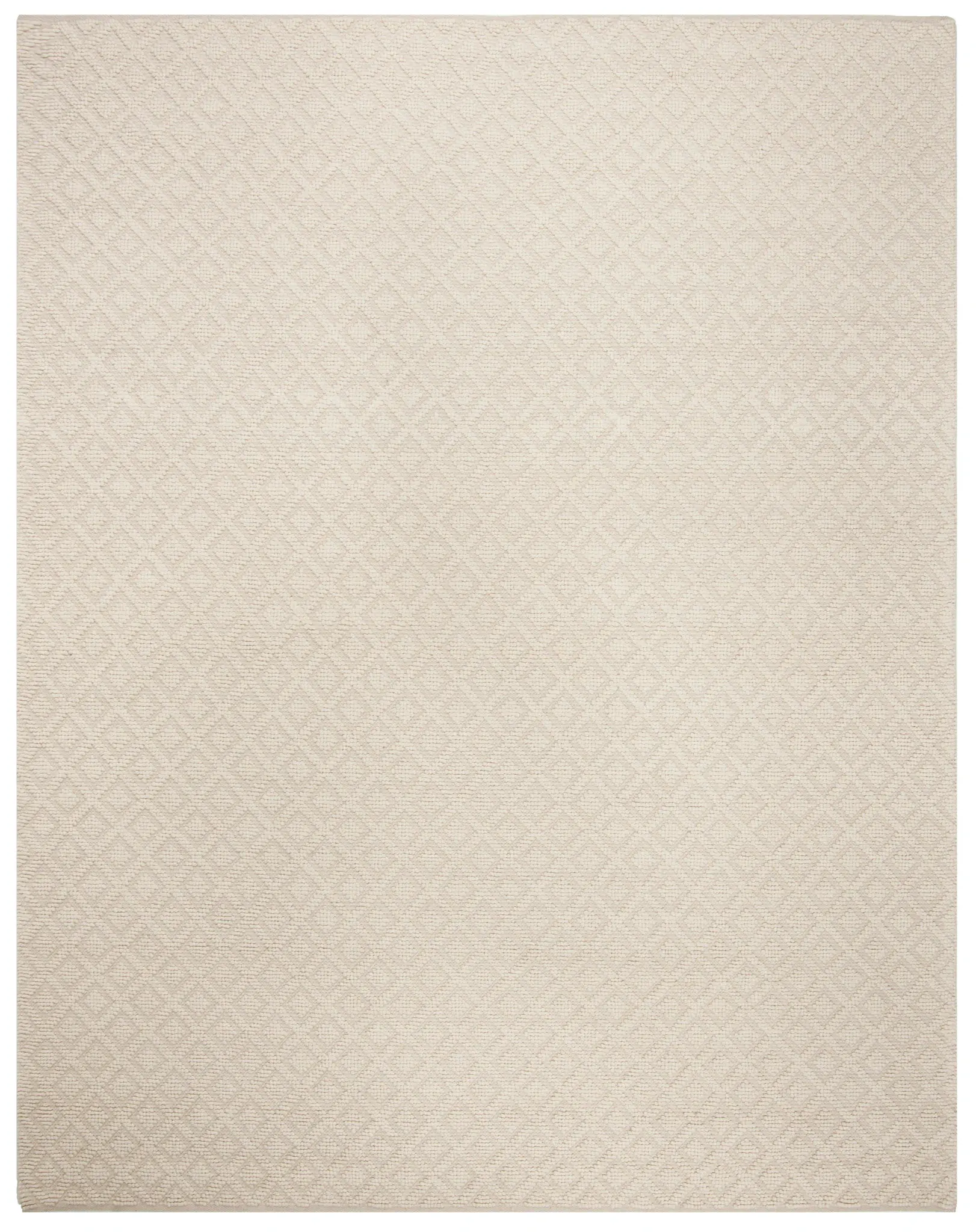 Vermont Textured Diamond Hand-Woven Rug
