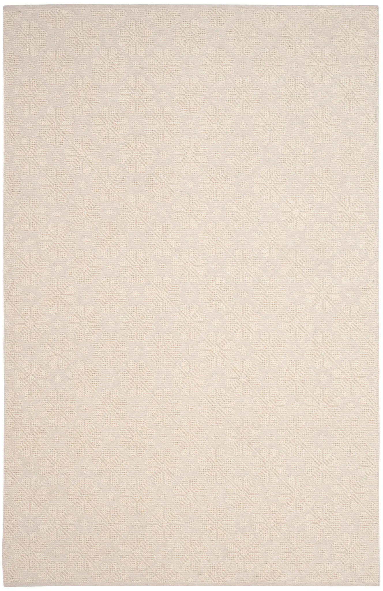 Vermont Clover Grid Hand-Woven Rug