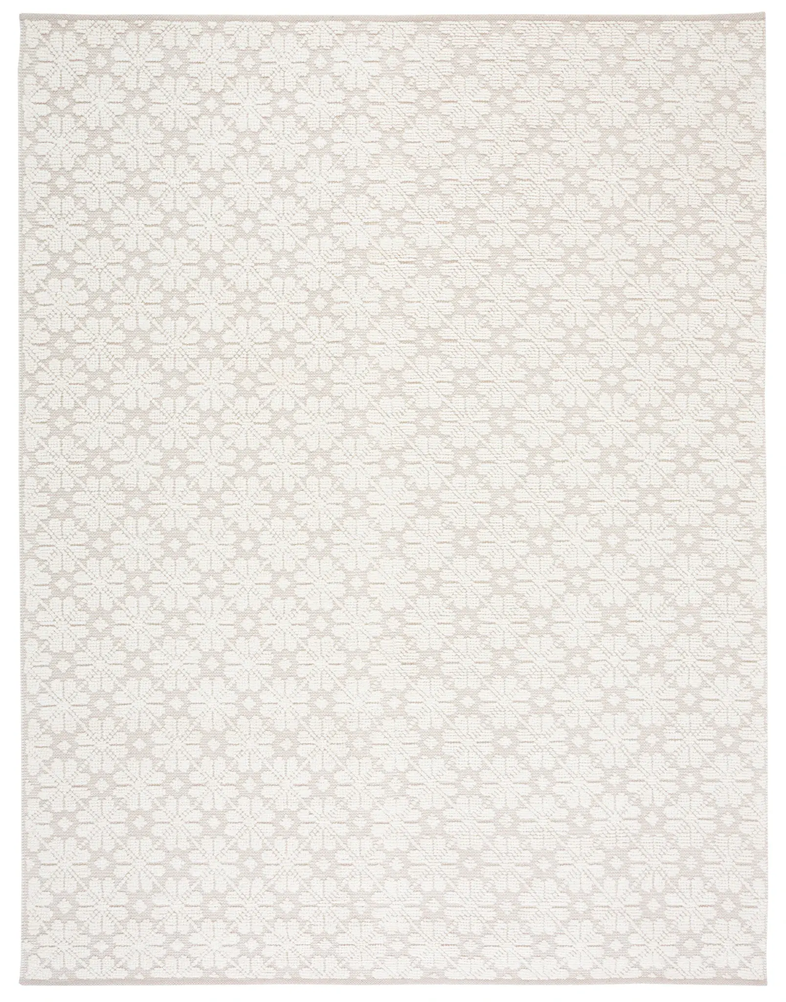 Vermont Clover Grid Hand-Woven Rug