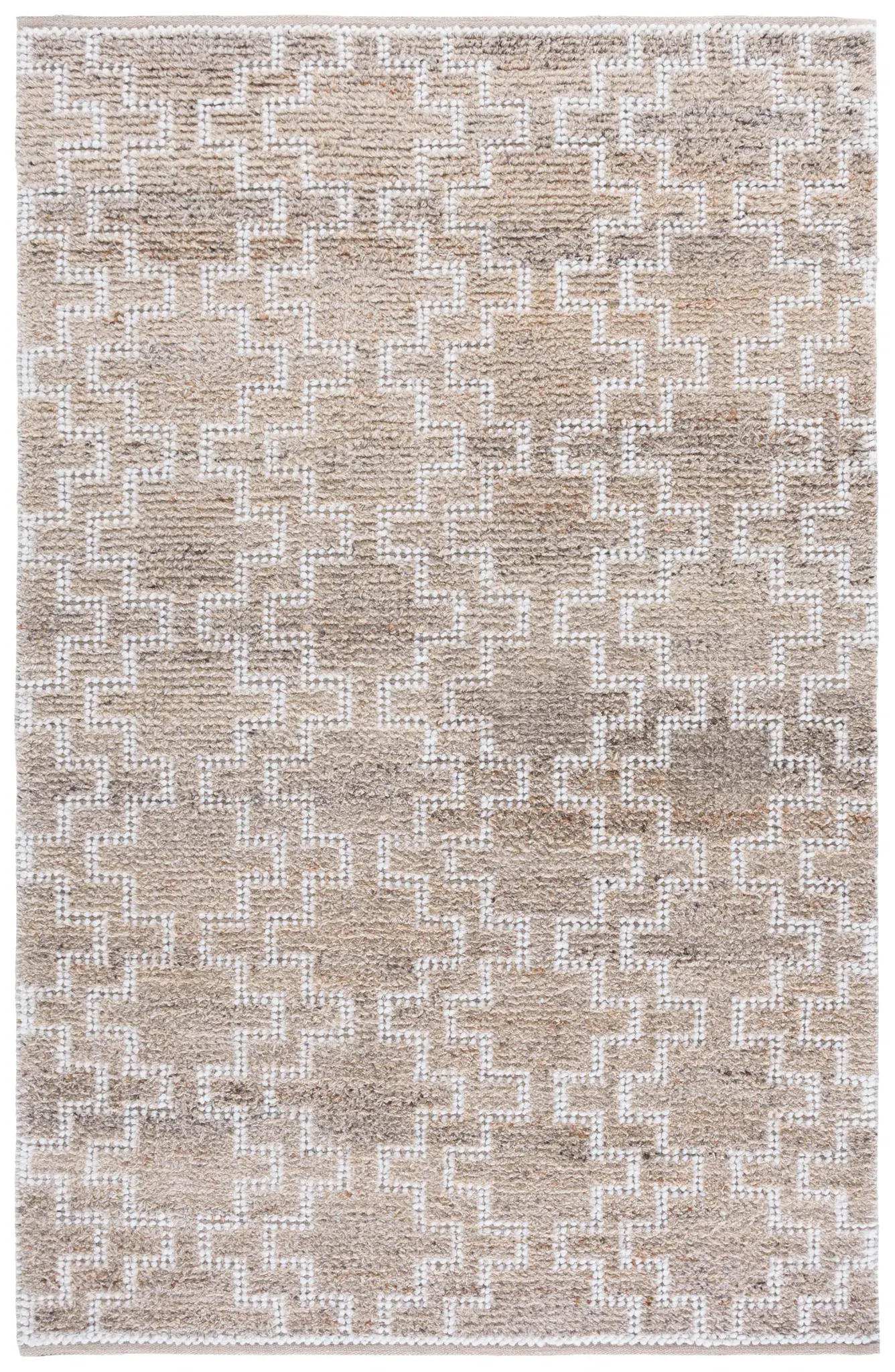 Vermont Stepped Geometric Hand-Woven Rug