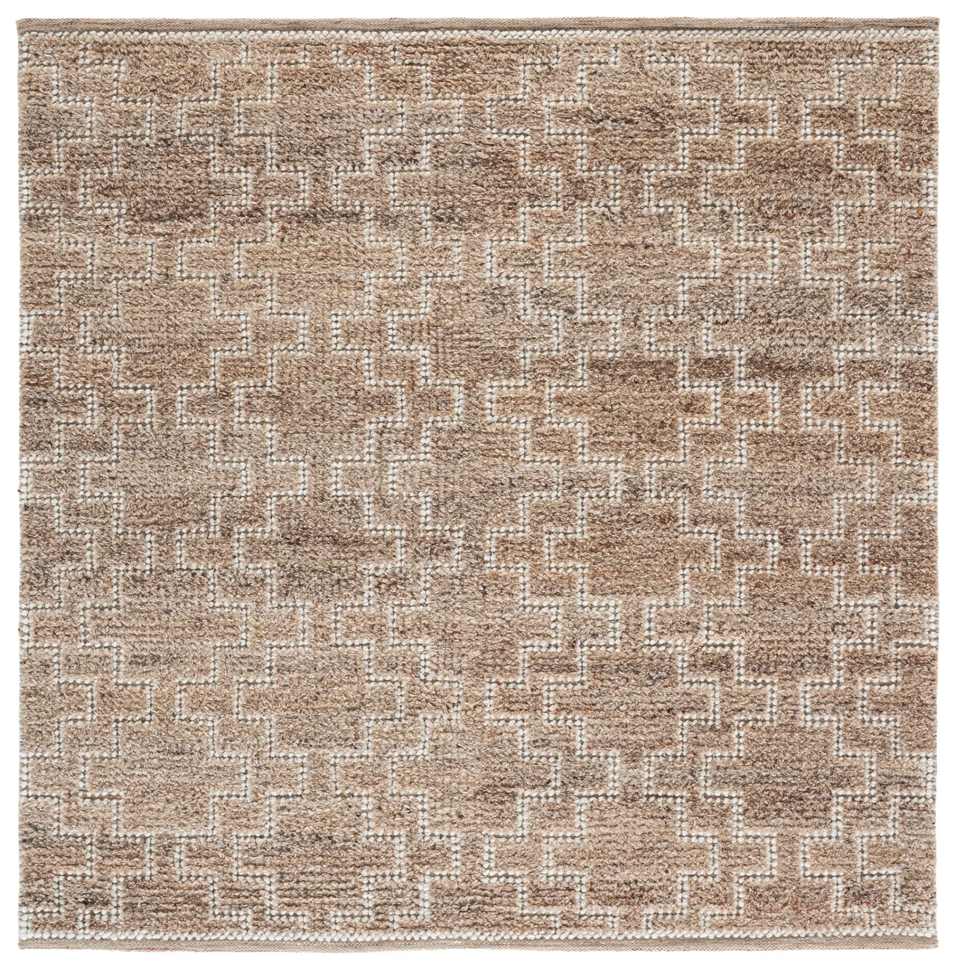Vermont Stepped Geometric Hand-Woven Rug
