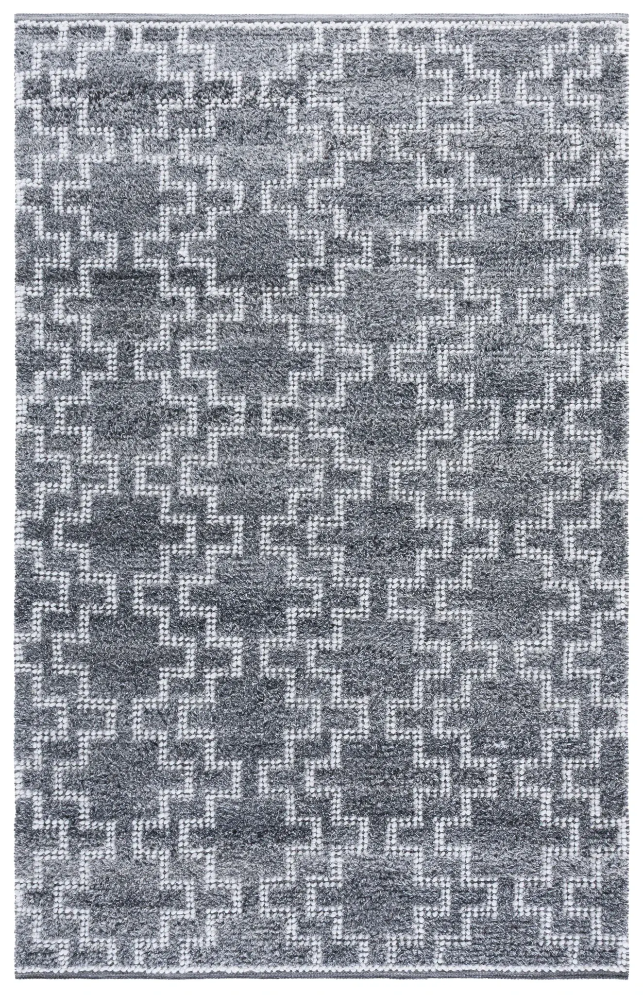 Vermont Stepped Geometric Hand-Woven Rug