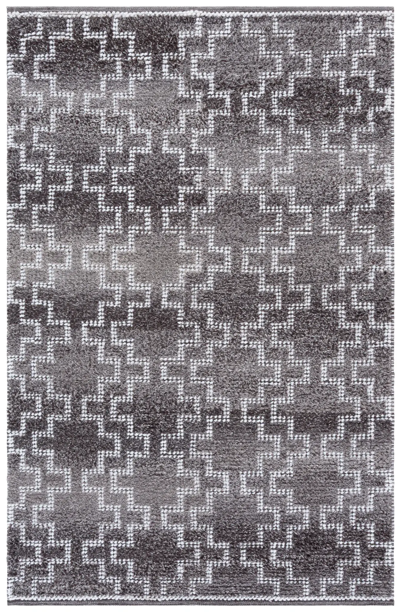Vermont Stepped Geometric Hand-Woven Rug