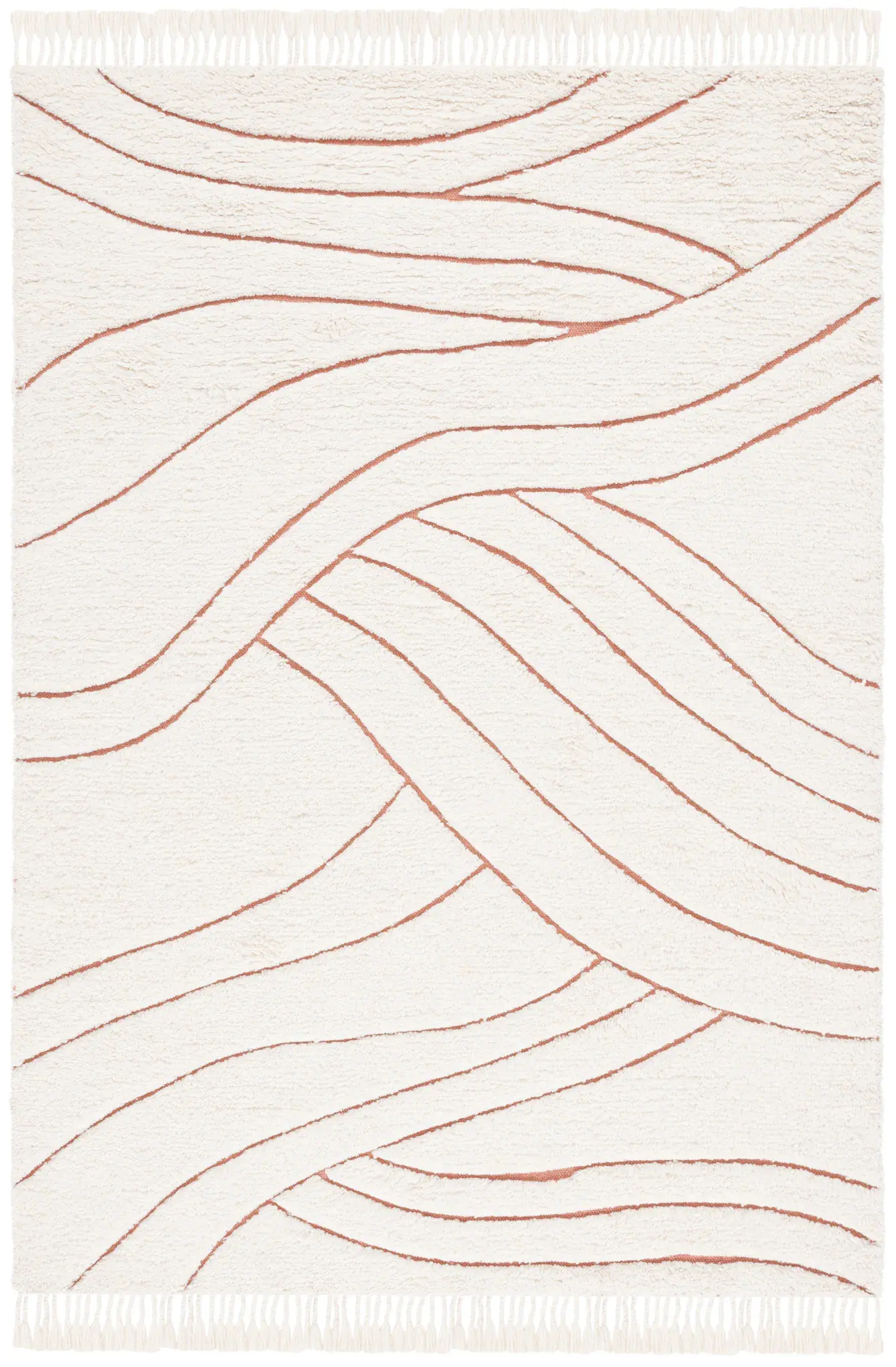 Vermont Abstract Wave Wool Rug