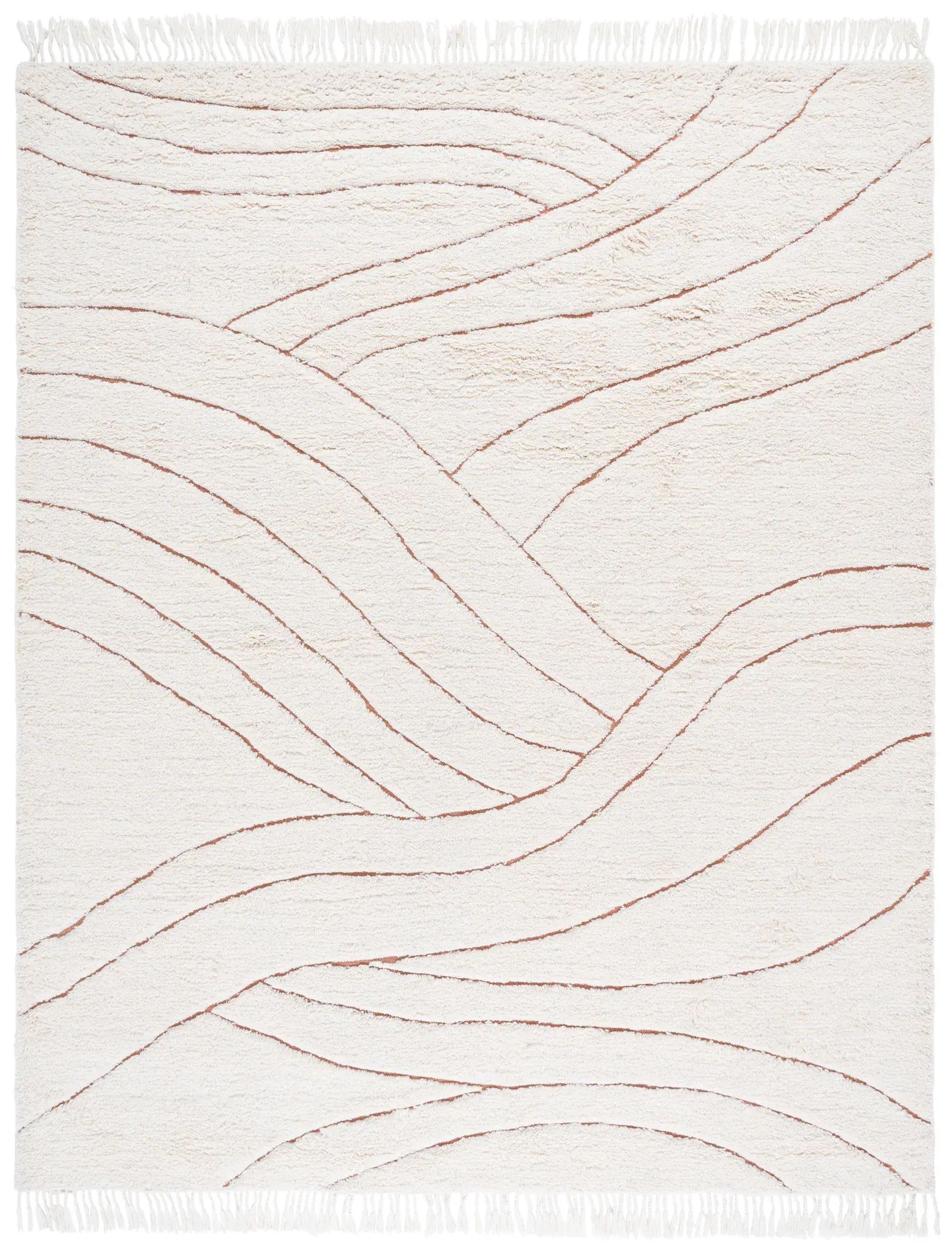 Vermont Abstract Wave Wool Rug