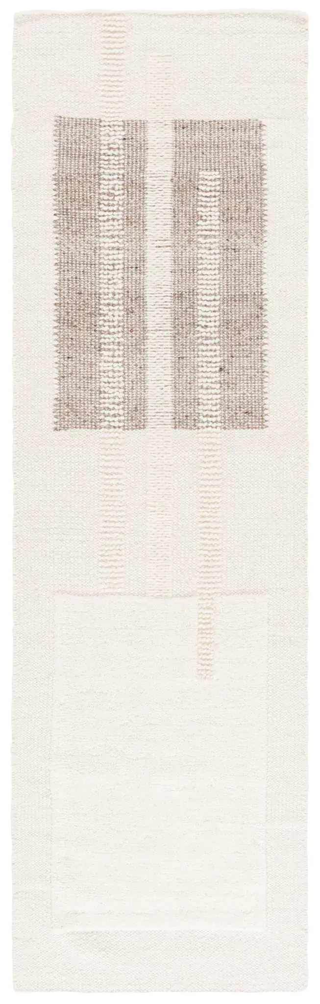 Vermont Color-Block Hand-Woven Wool Rug