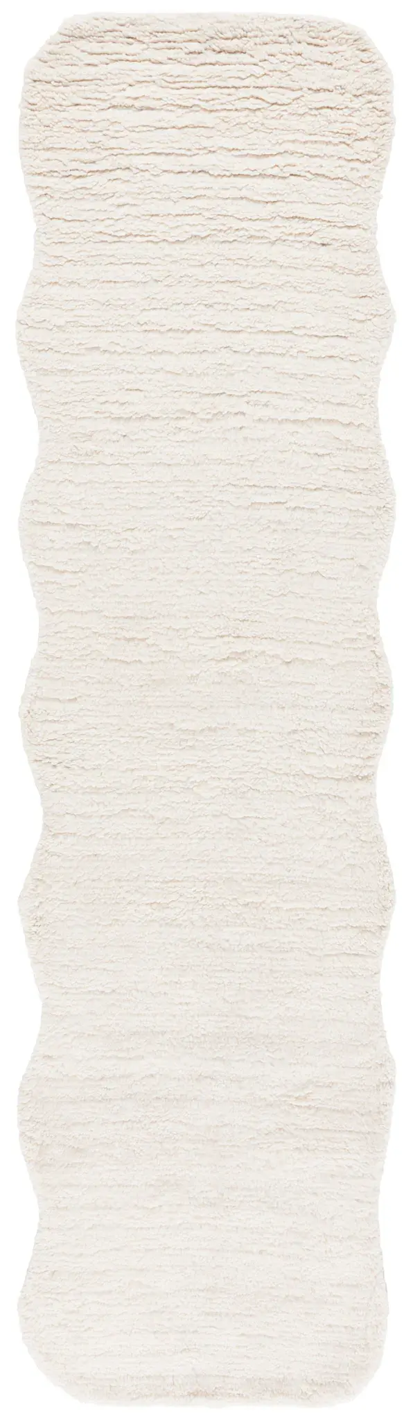Vermont Scalloped Shag Wool Rug