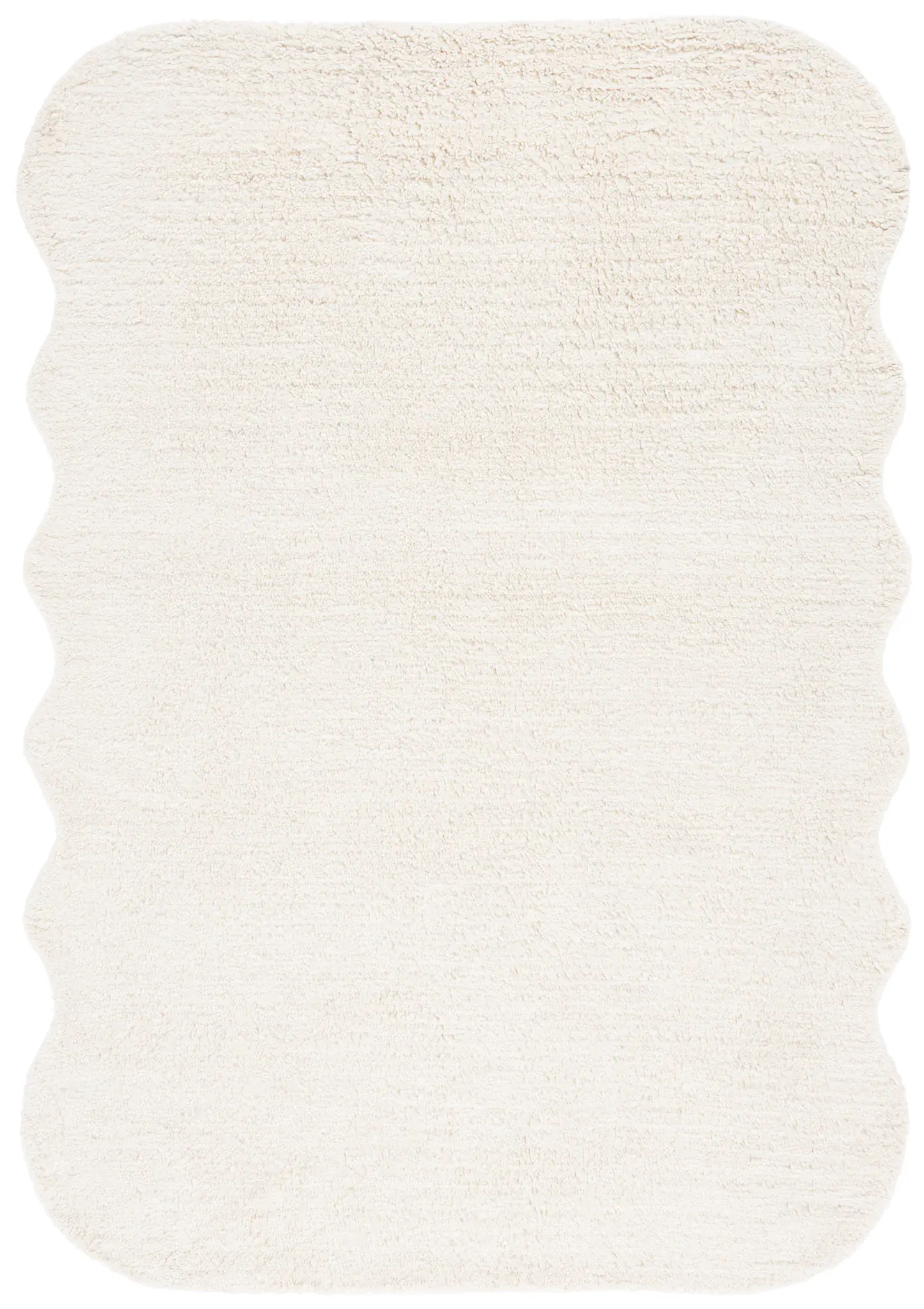 Vermont Scalloped Shag Wool Rug