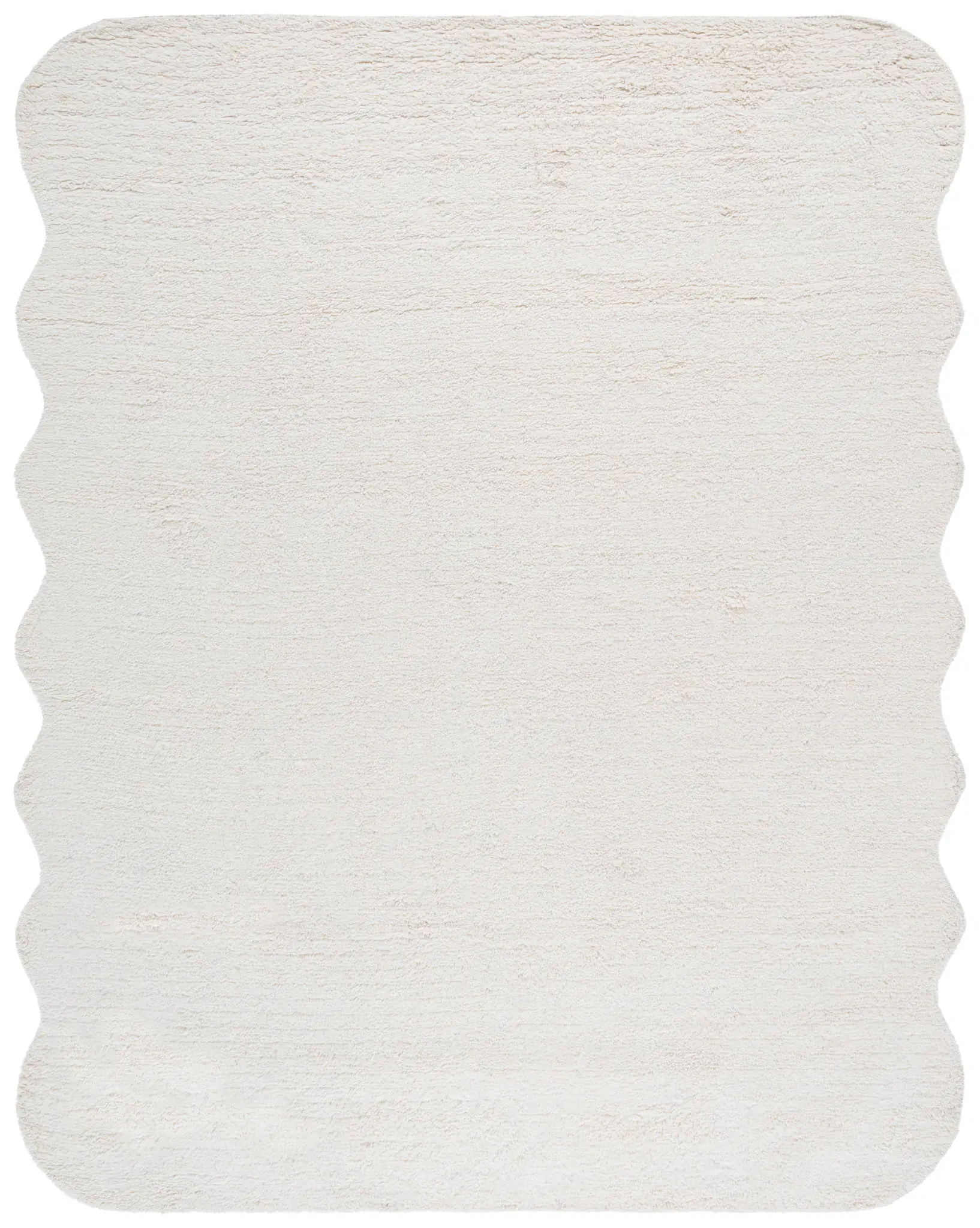 Vermont Scalloped Shag Wool Rug