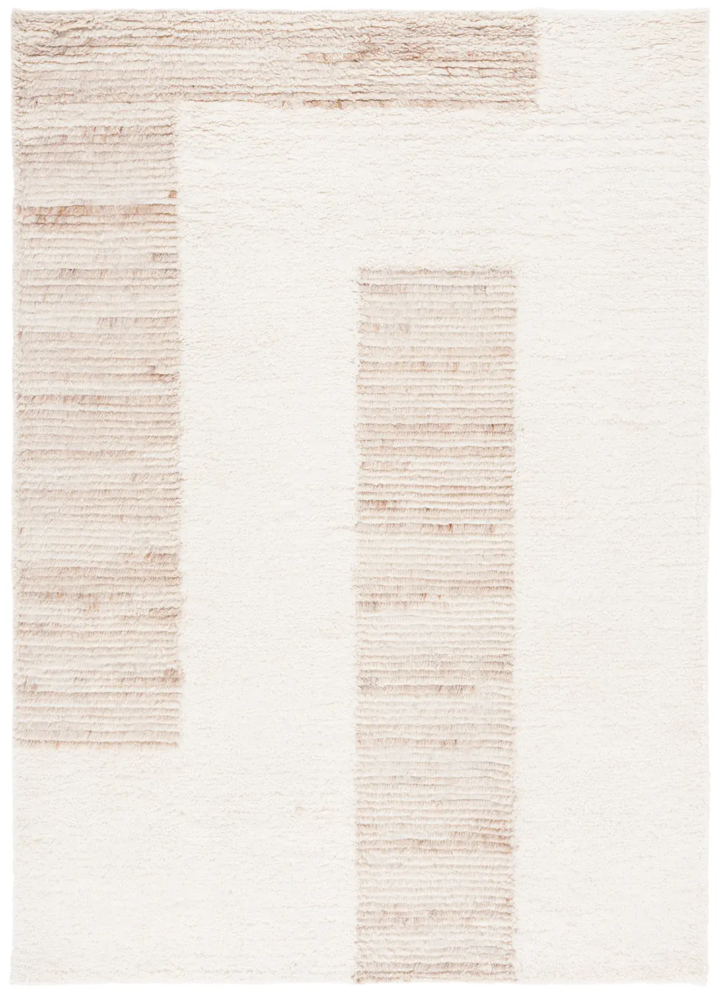 Vermont Block Shag Wool Rug