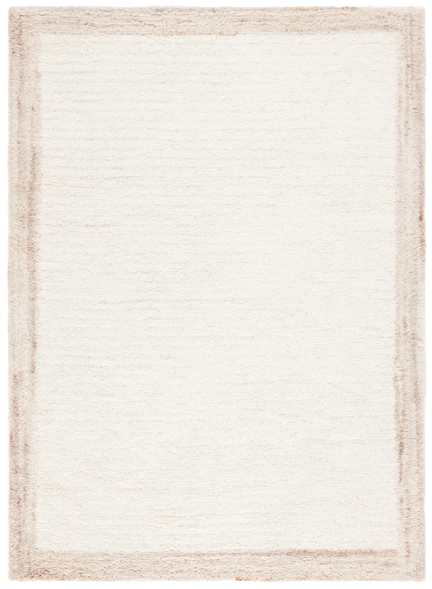 Vermont Border Shag Wool Rug