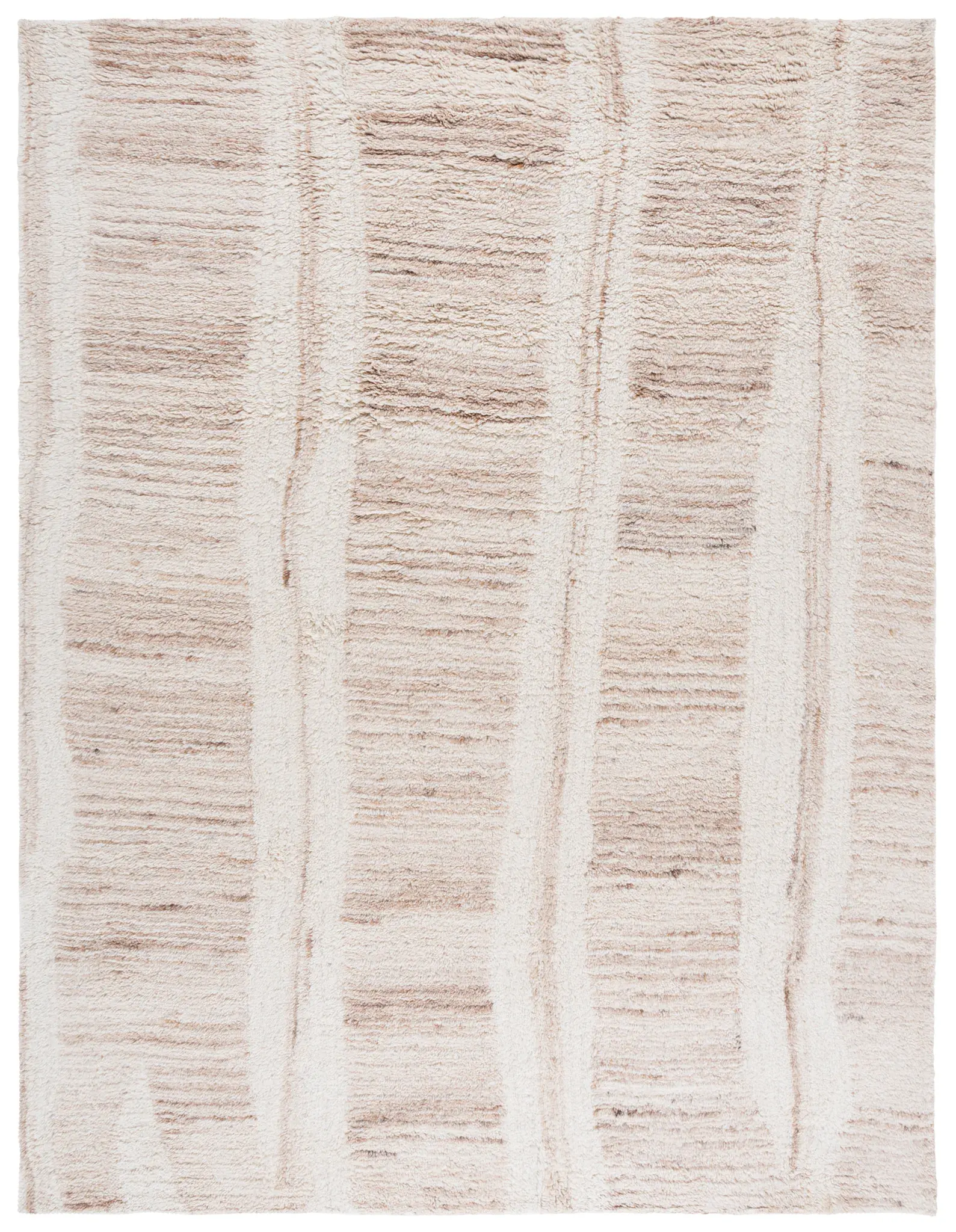 Vermont Ribbed Stripe Hand-Tufted Wool Rug