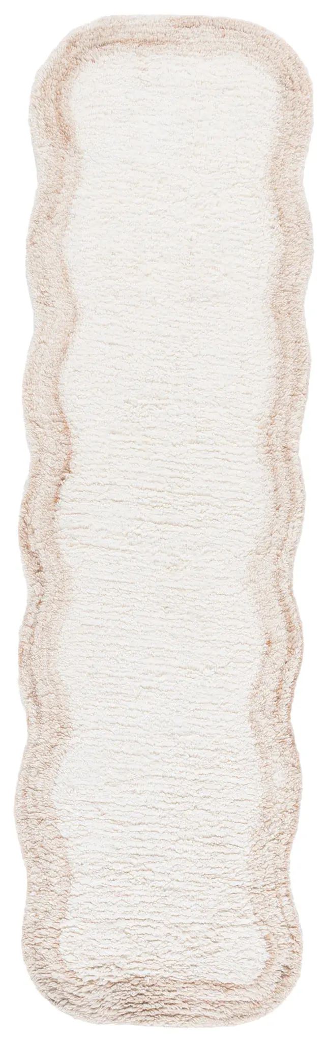 Vermont Scalloped Border Hand-Tufted Wool Rug