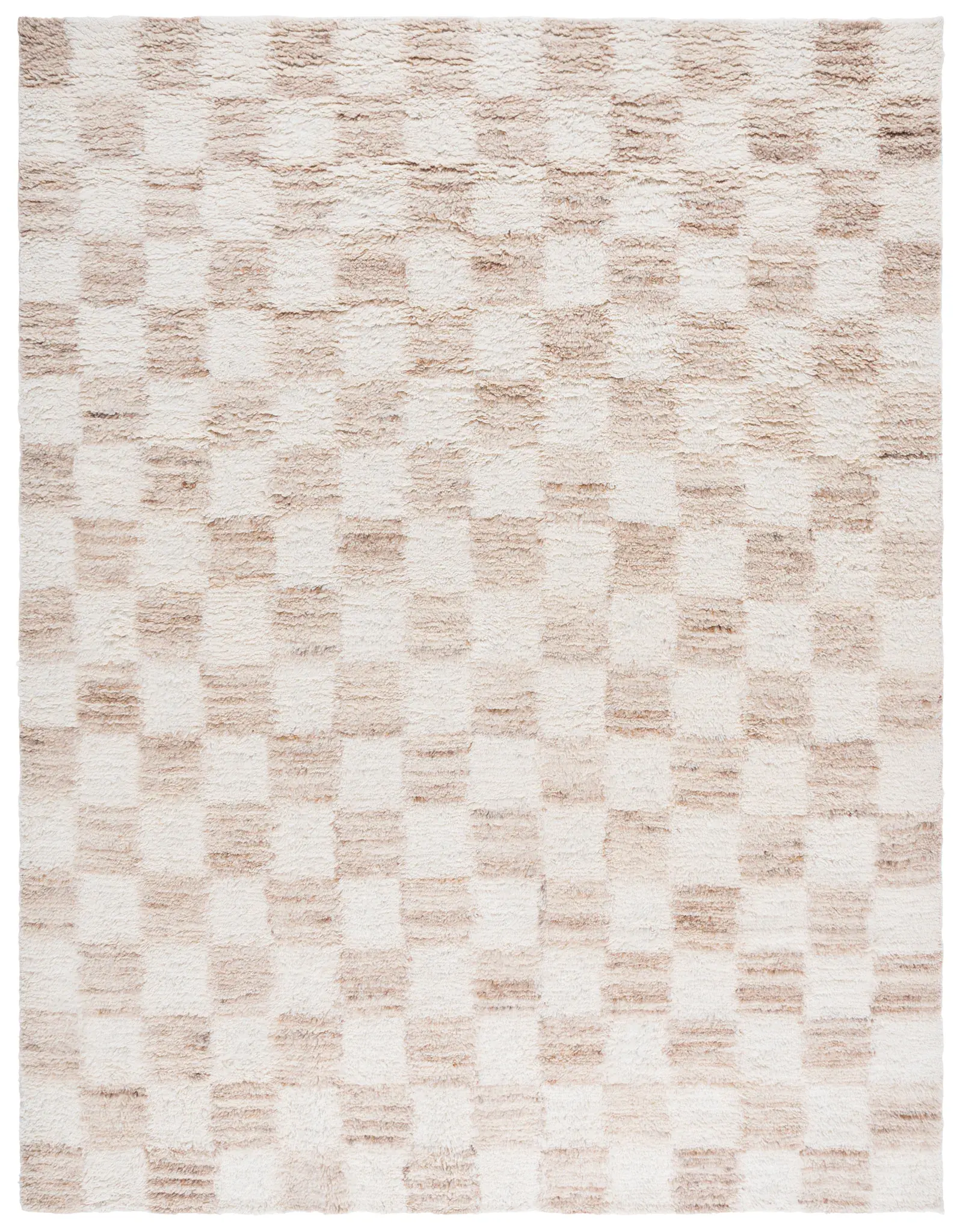 Vermont Checkerboard Hand-Tufted Wool Rug