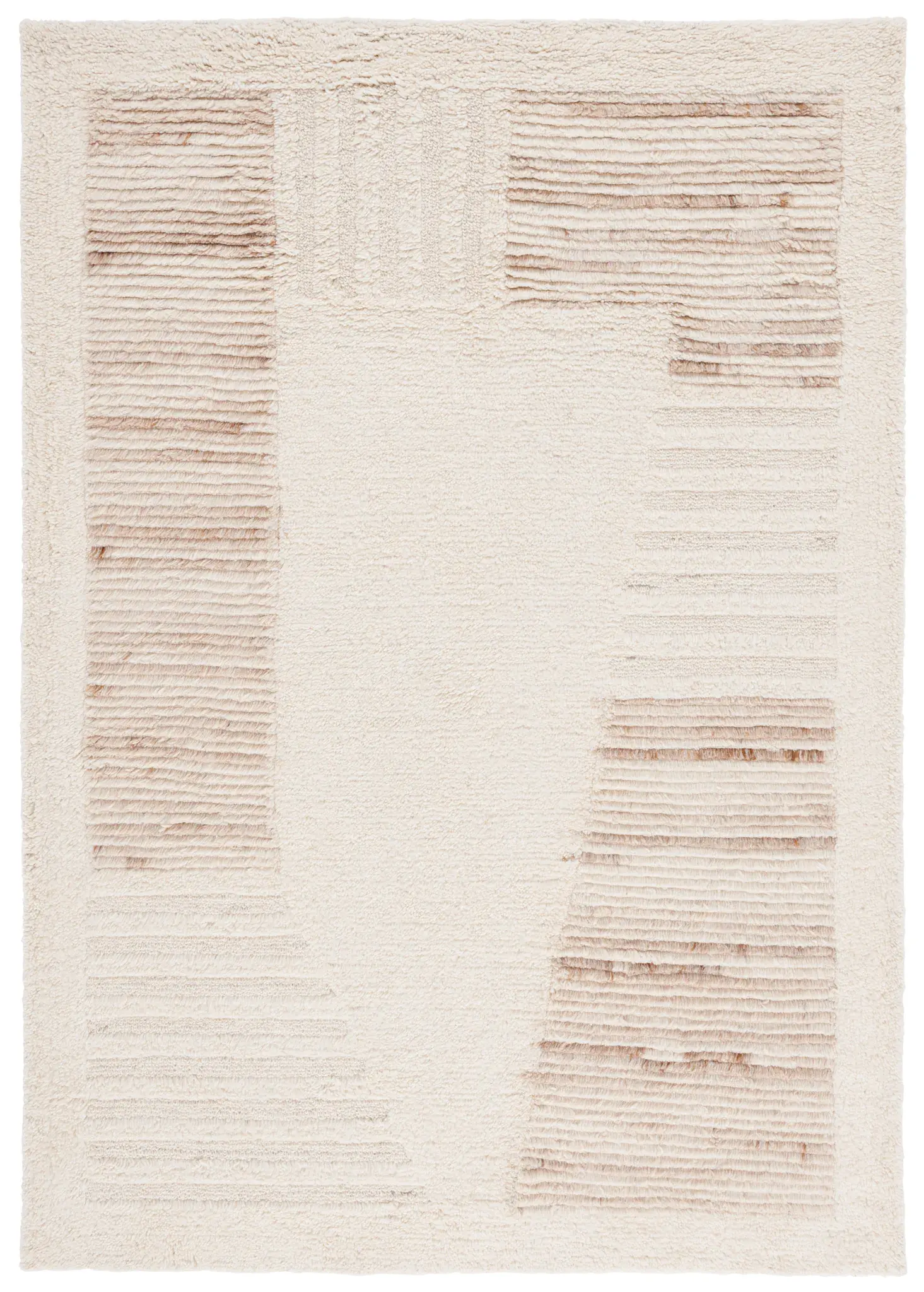 Vermont Abstract Block Hand-Tufted Wool Rug
