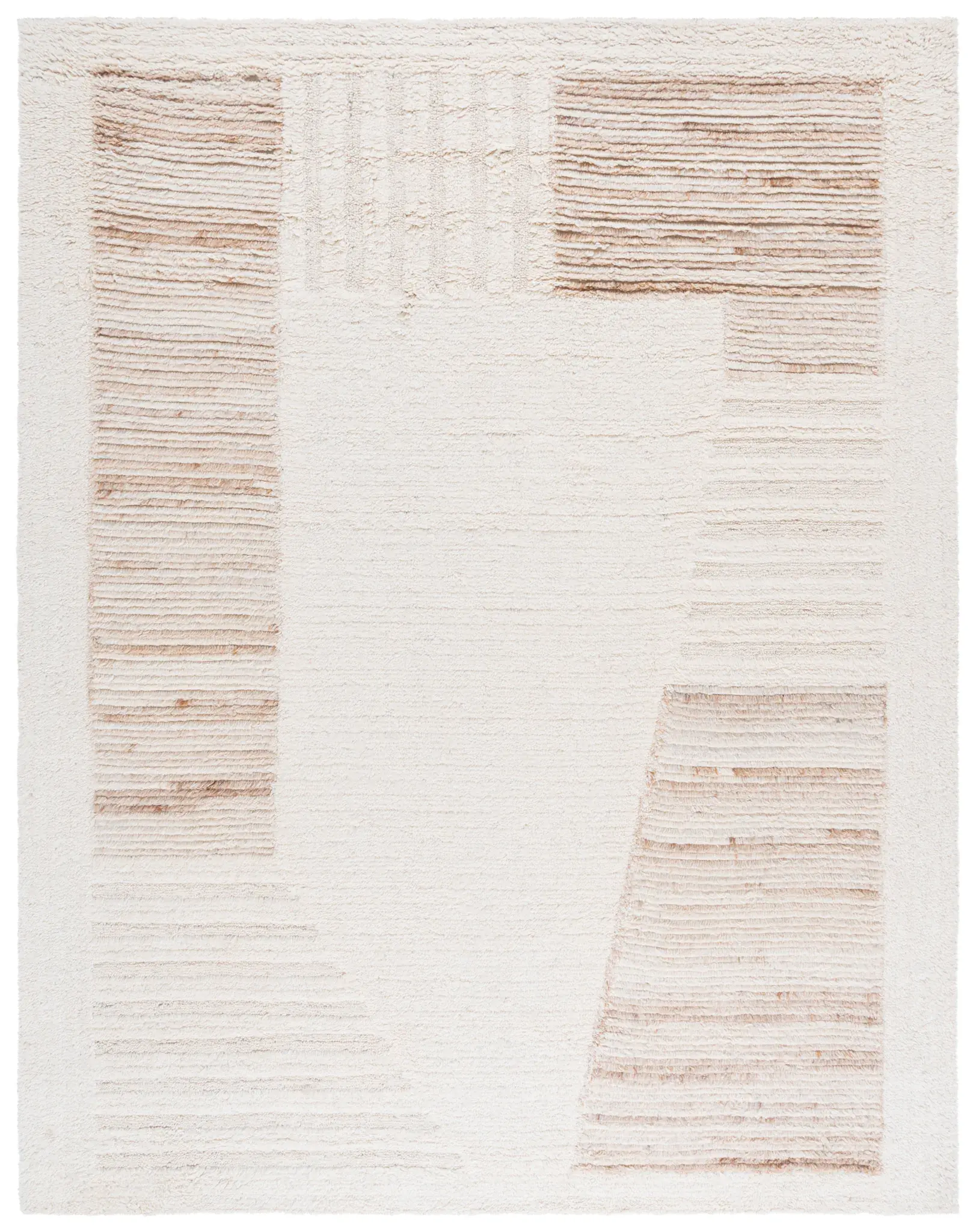 Vermont Abstract Block Hand-Tufted Wool Rug