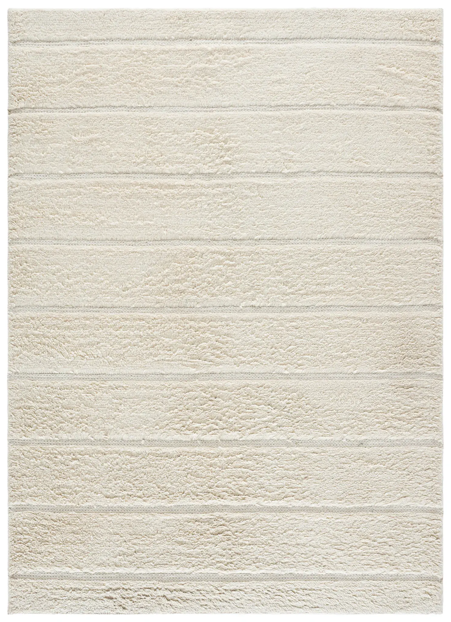 Vermont Modern Banded Stripe Hand-Tufted Wool Rug