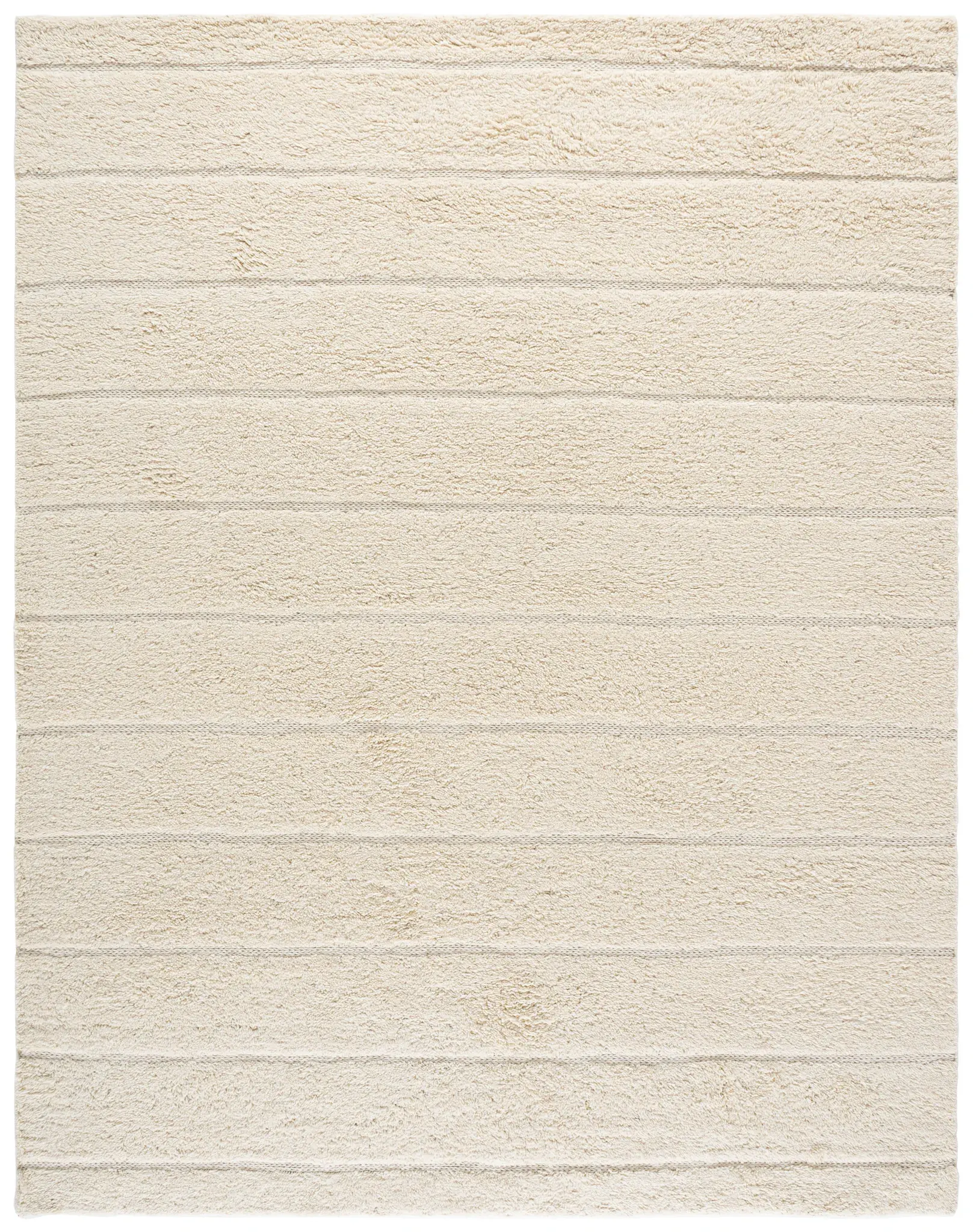 Vermont Modern Banded Stripe Hand-Tufted Wool Rug
