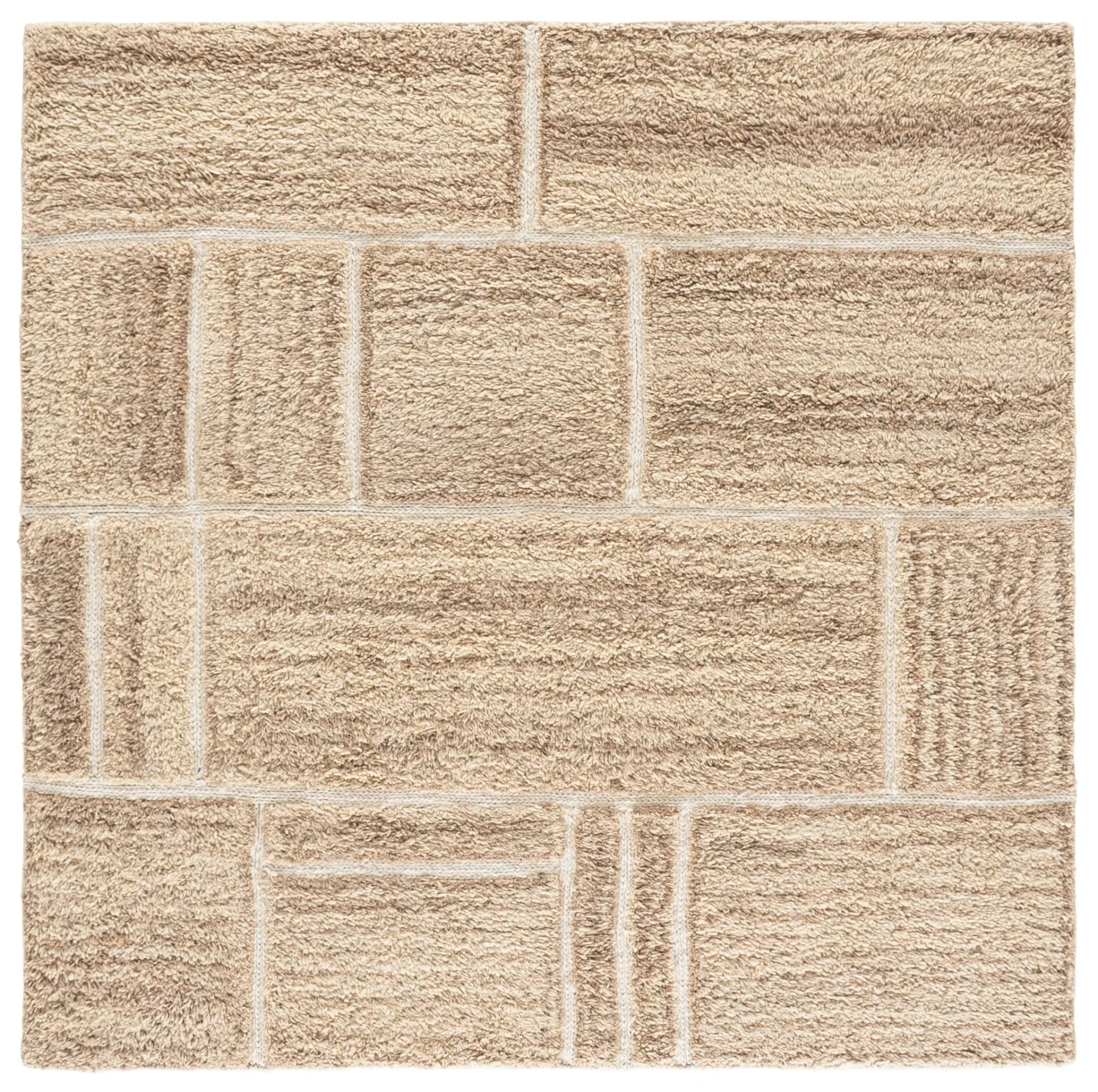 Vermont Modern Grid Hand-Tufted Wool Rug