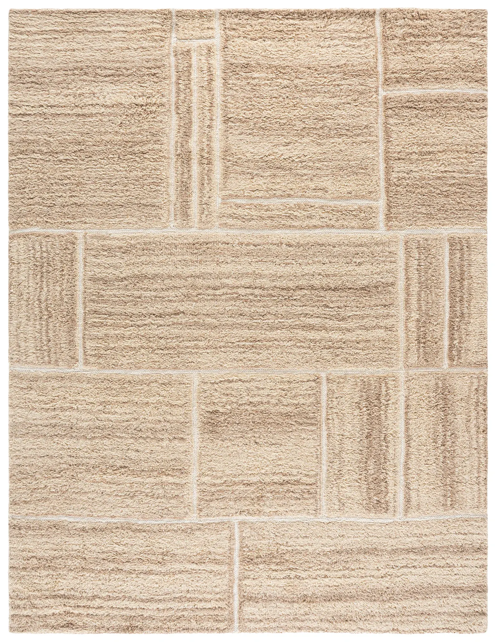 Vermont Modern Grid Hand-Tufted Wool Rug