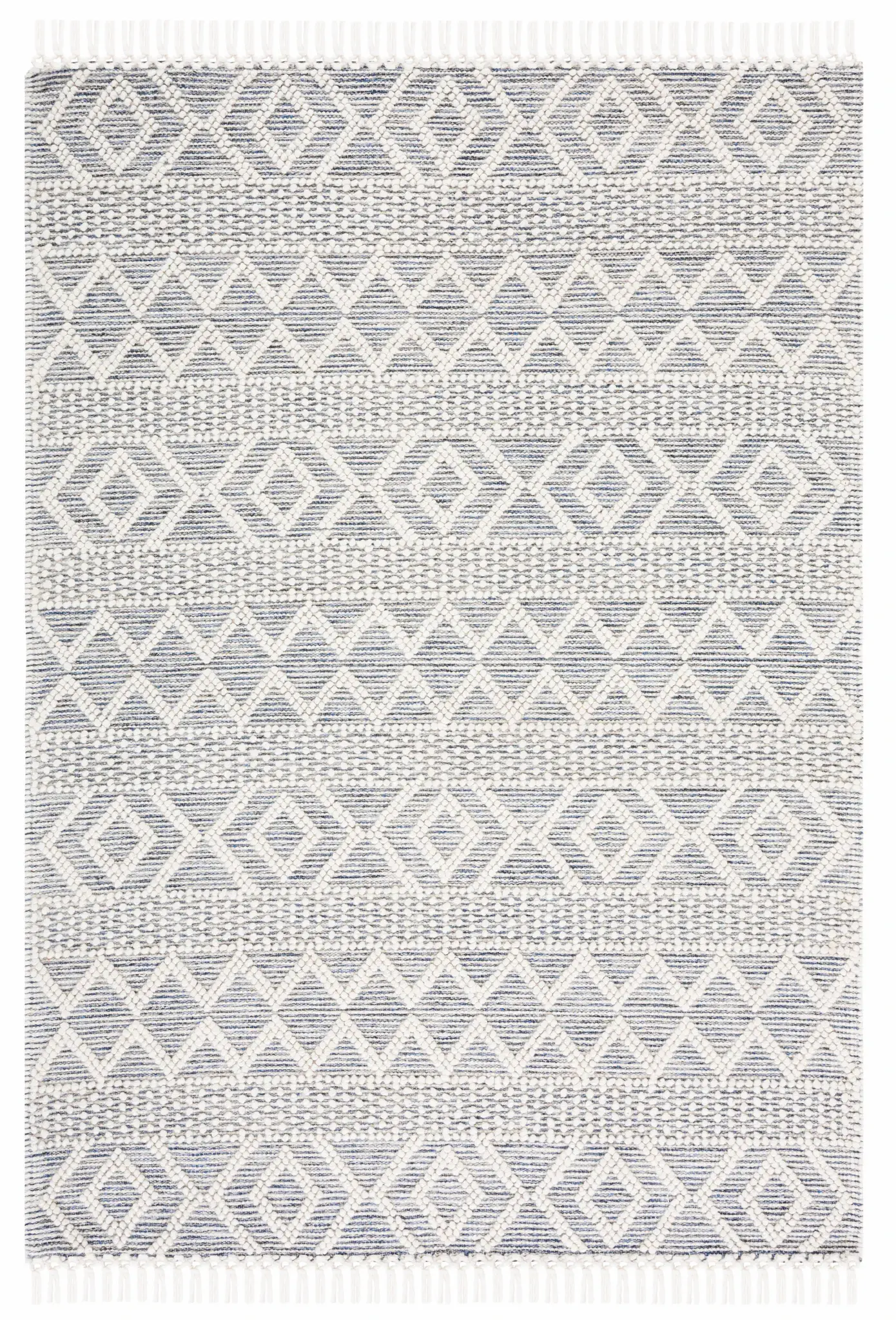 Vermont Diamond And Chevron Hand-Loomed Wool Rug